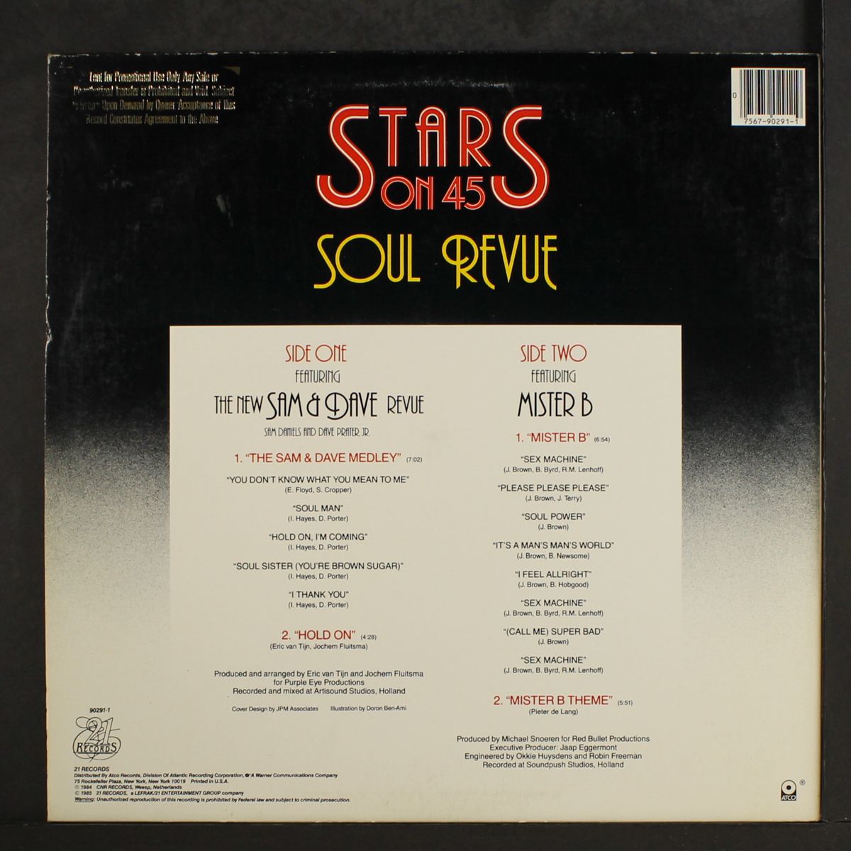 stars on 45 soul revue by SAM & DAVE AND MISTER B