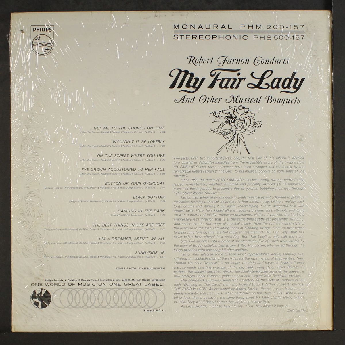 my fair lady & other musical bouquets by ROBERT FARNON