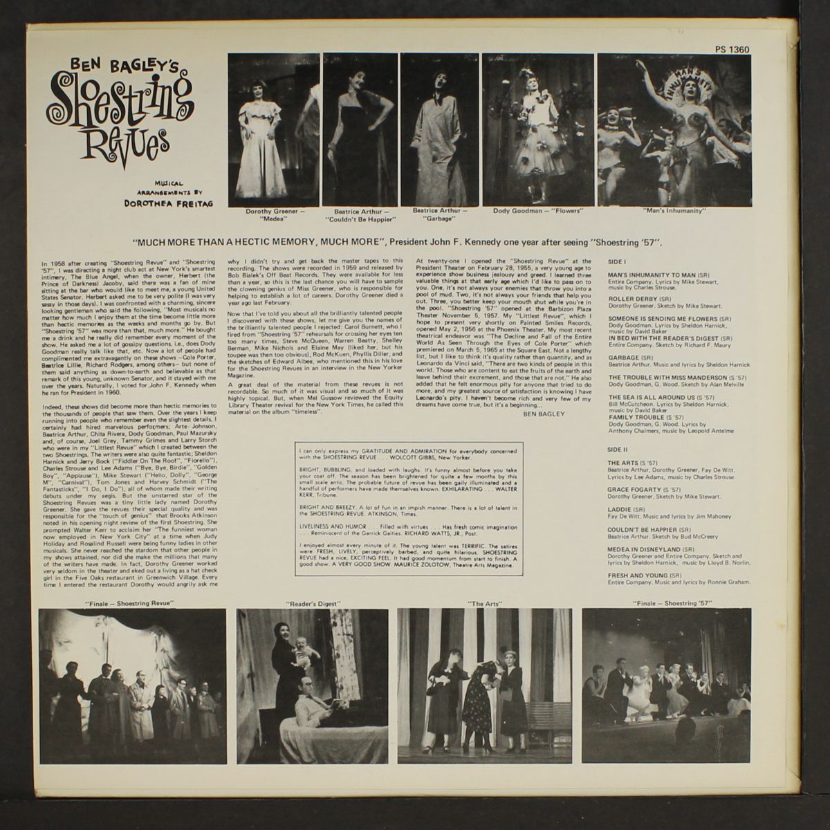 shoestring revues by ORIGINAL CAST