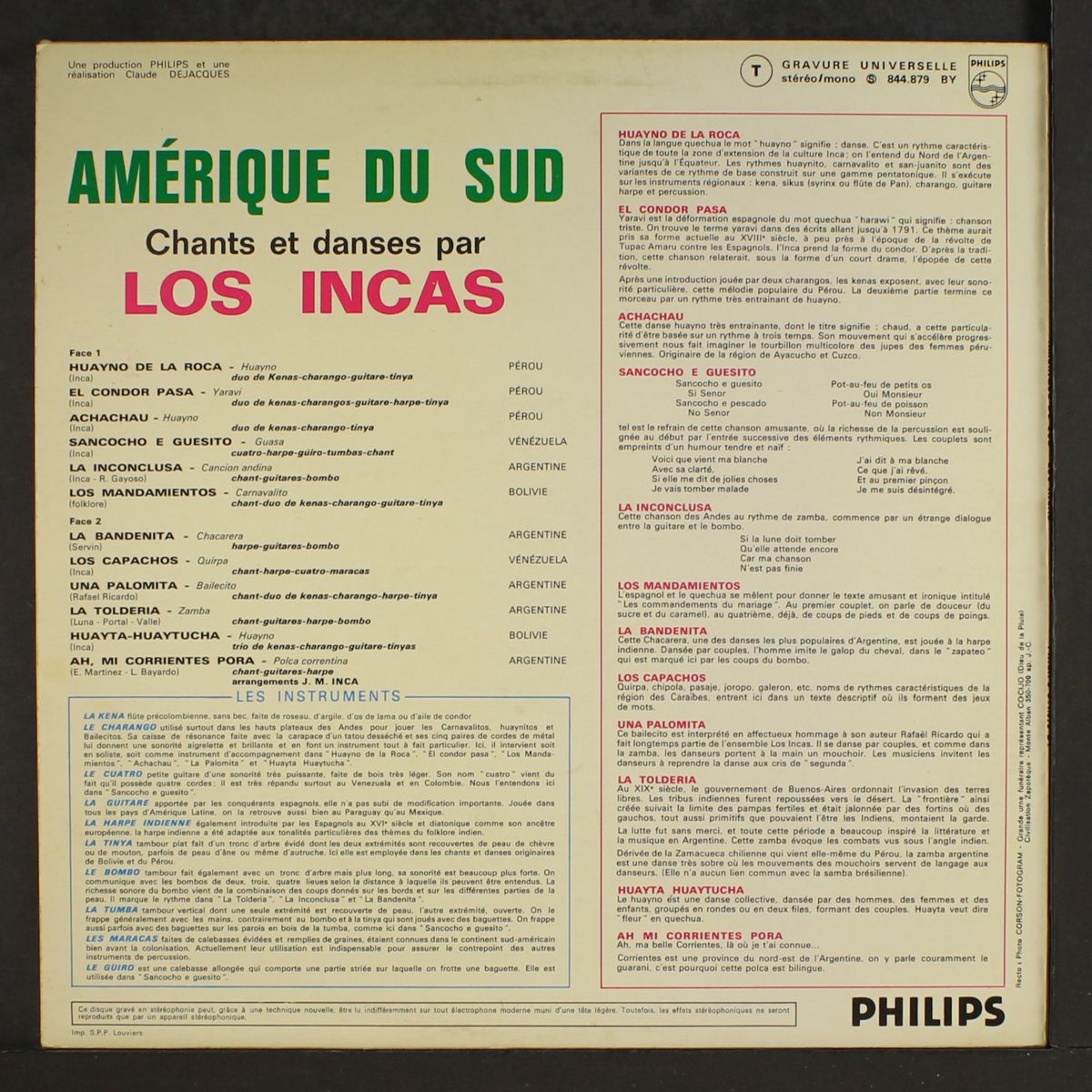 amerique du sud by VARIOUS