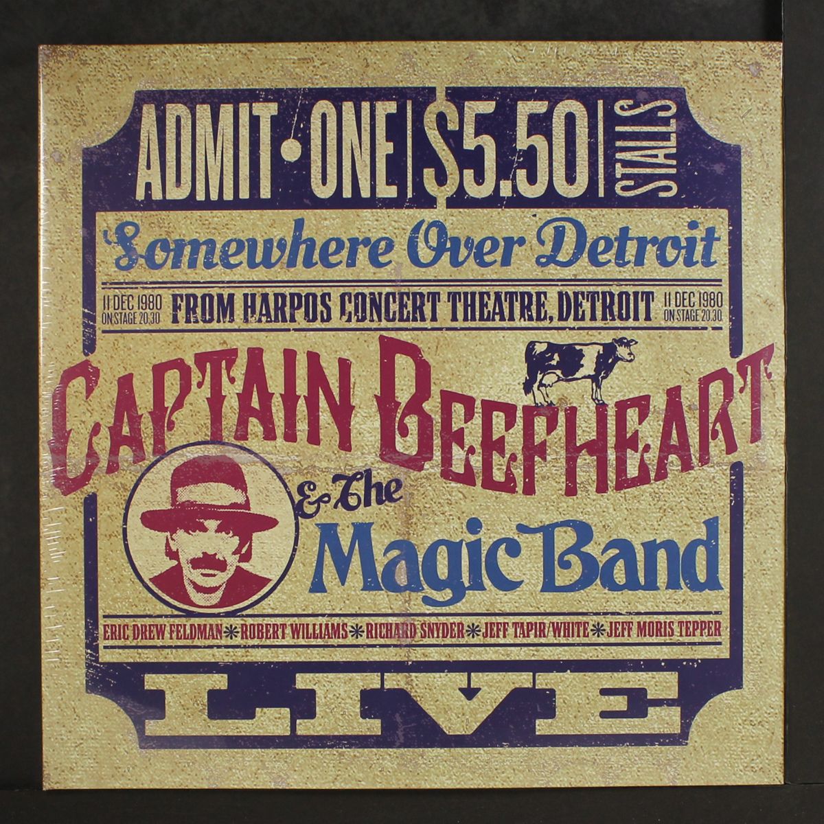 somewhere over detroit: live at harpo's concert theatre 1980 by CAPTAIN BEEFHEART & MAGIC BAND
