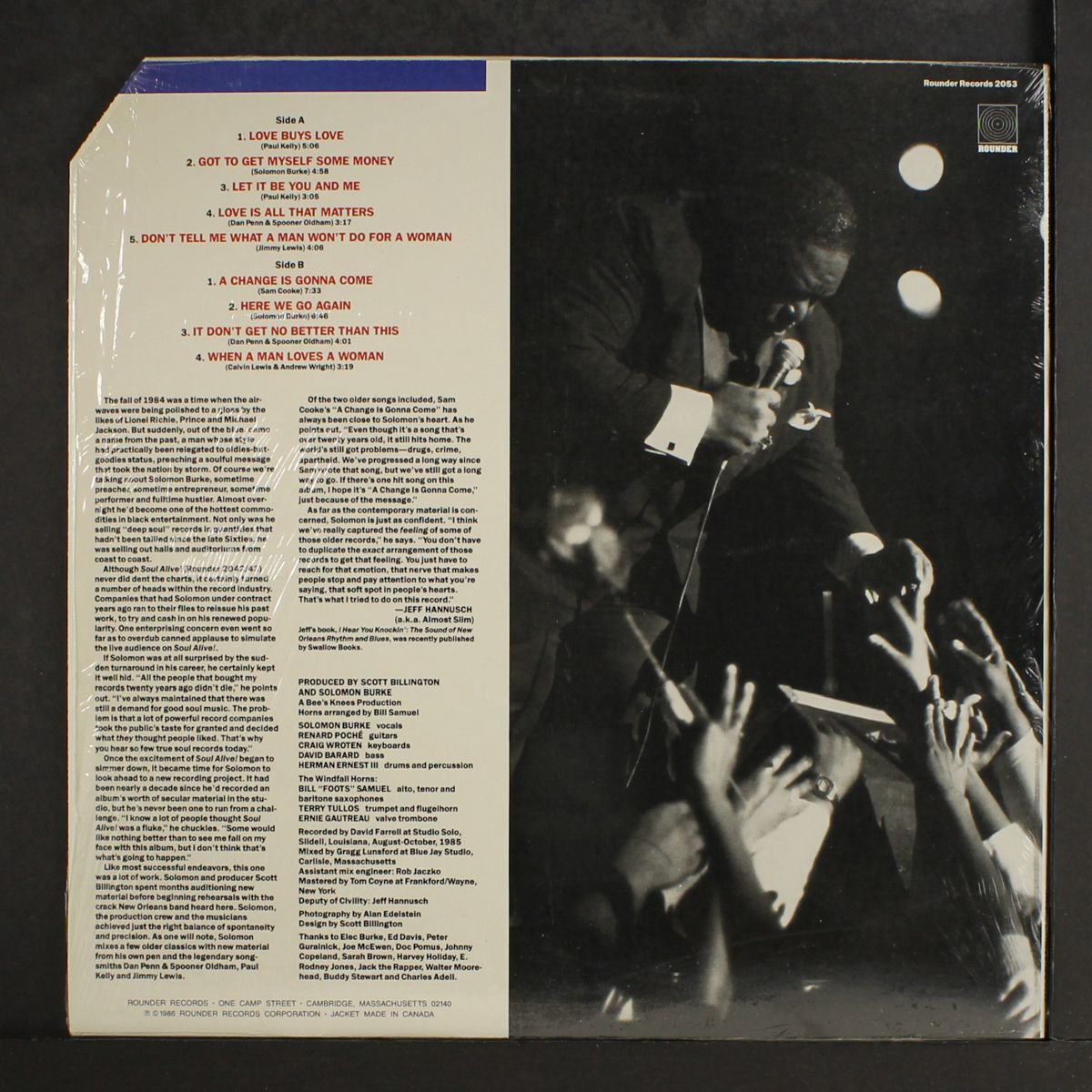 a change is gonna come by SOLOMON BURKE