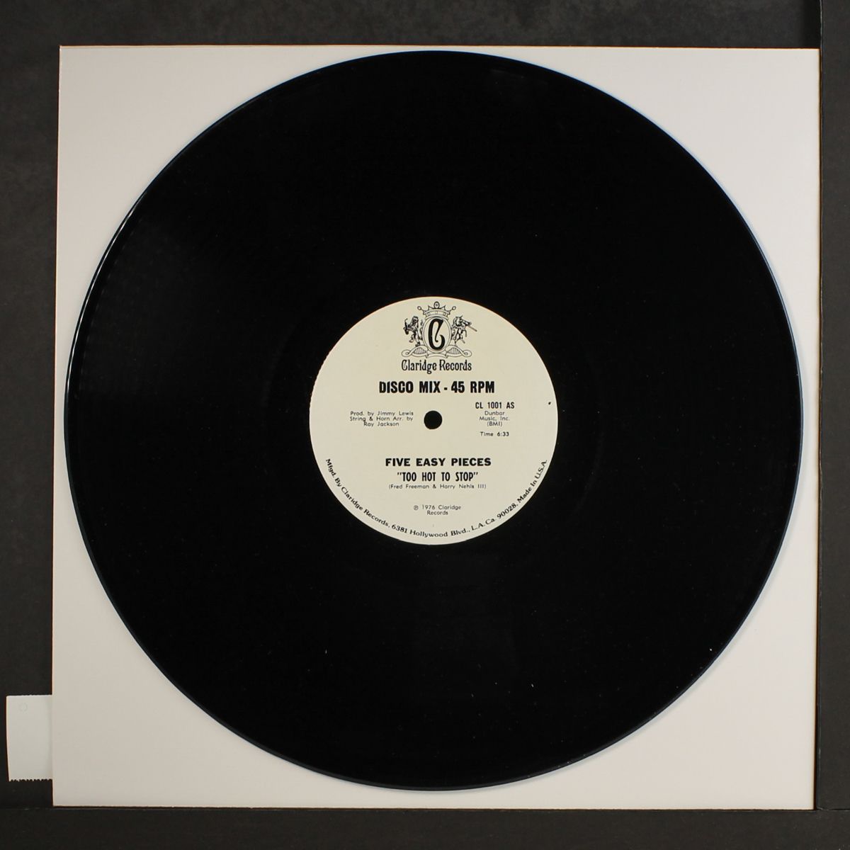 too hot to stop / blue don't care by FIVE EASY PIECES