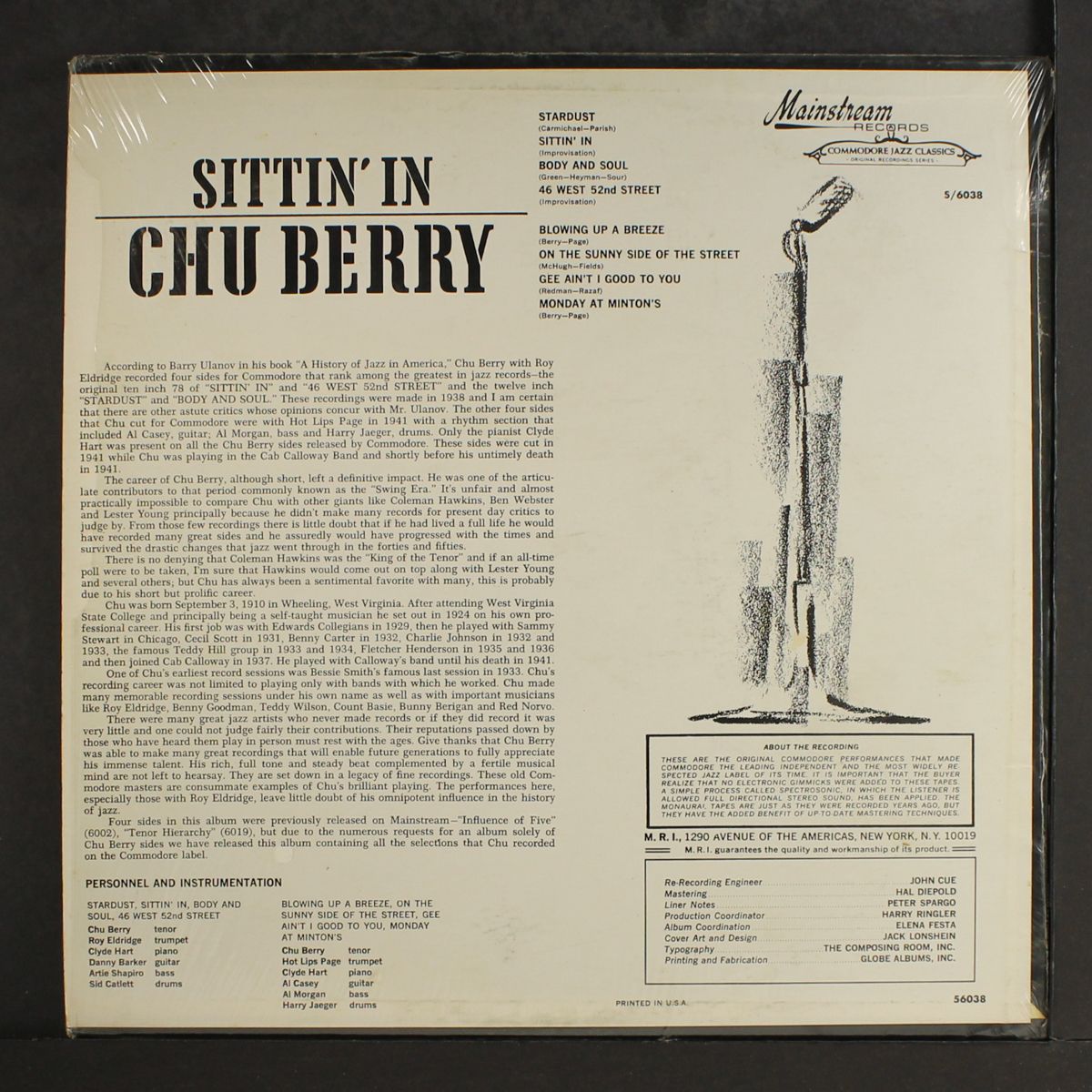 sittin' in by CHU BERRY