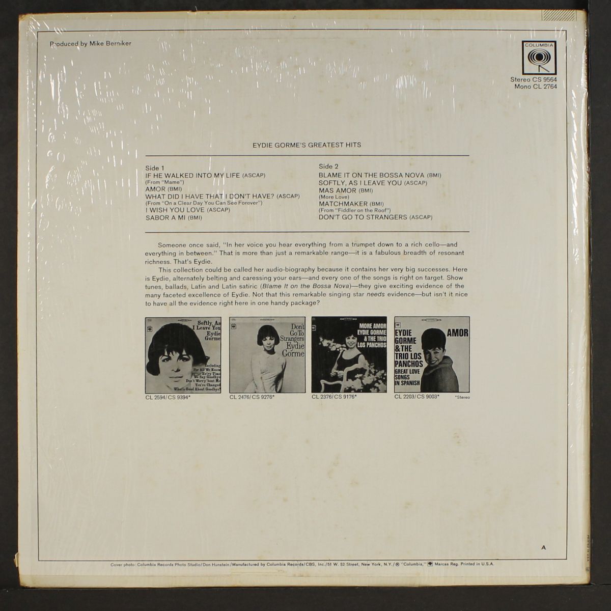 greatest hits by EYDIE GORME