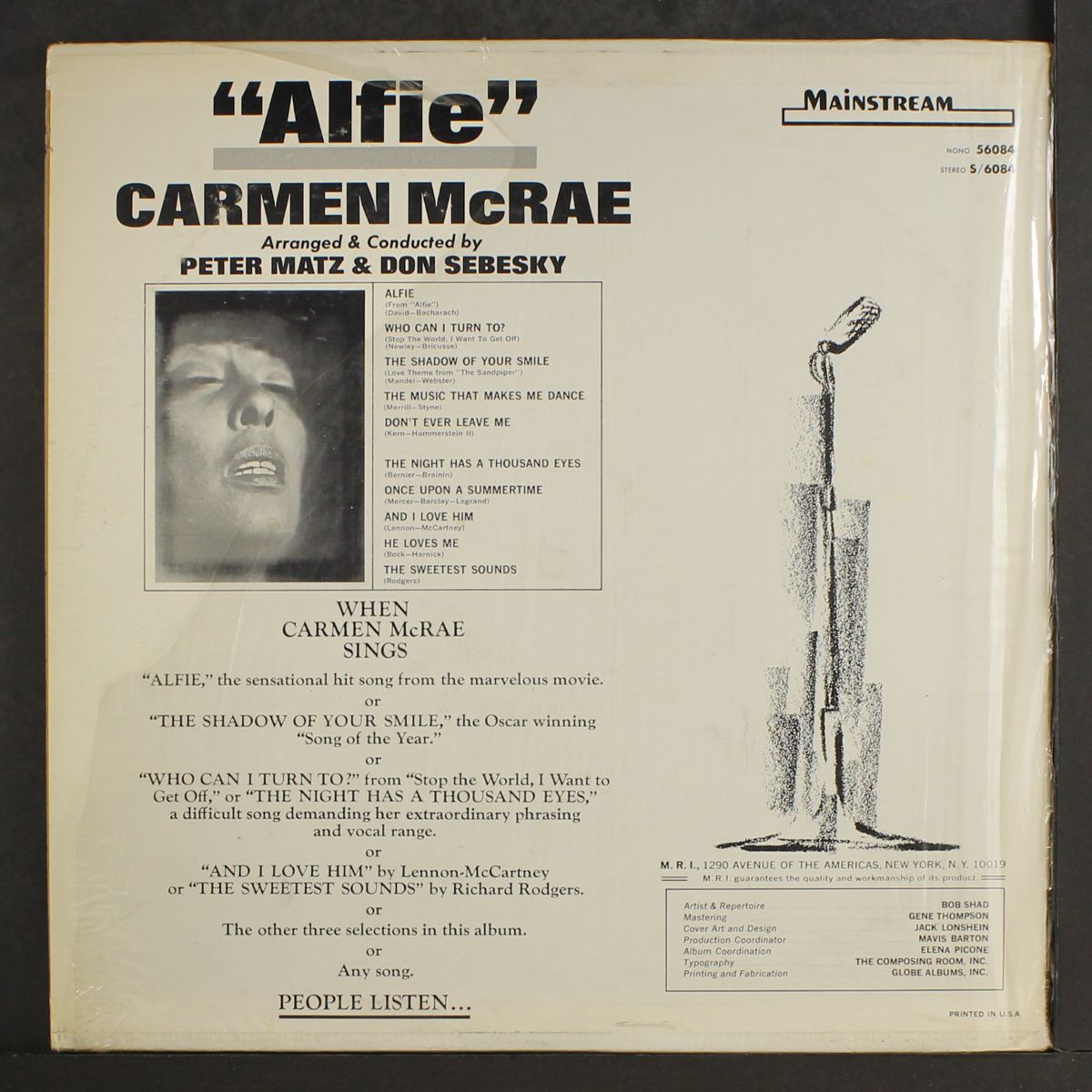 alfie by CARMEN MCRAE