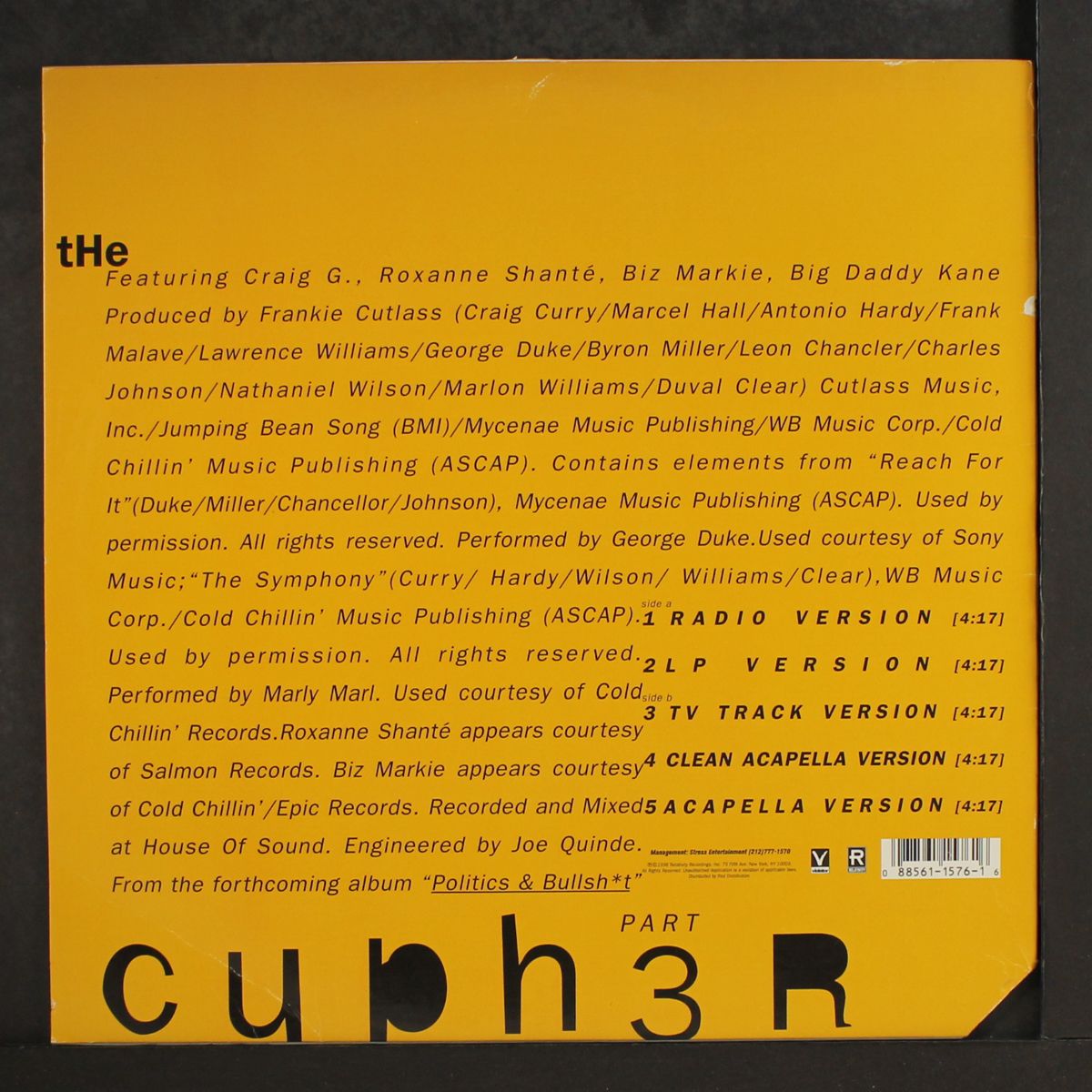 the cypher part 3 by FRANKIE CUTLASS