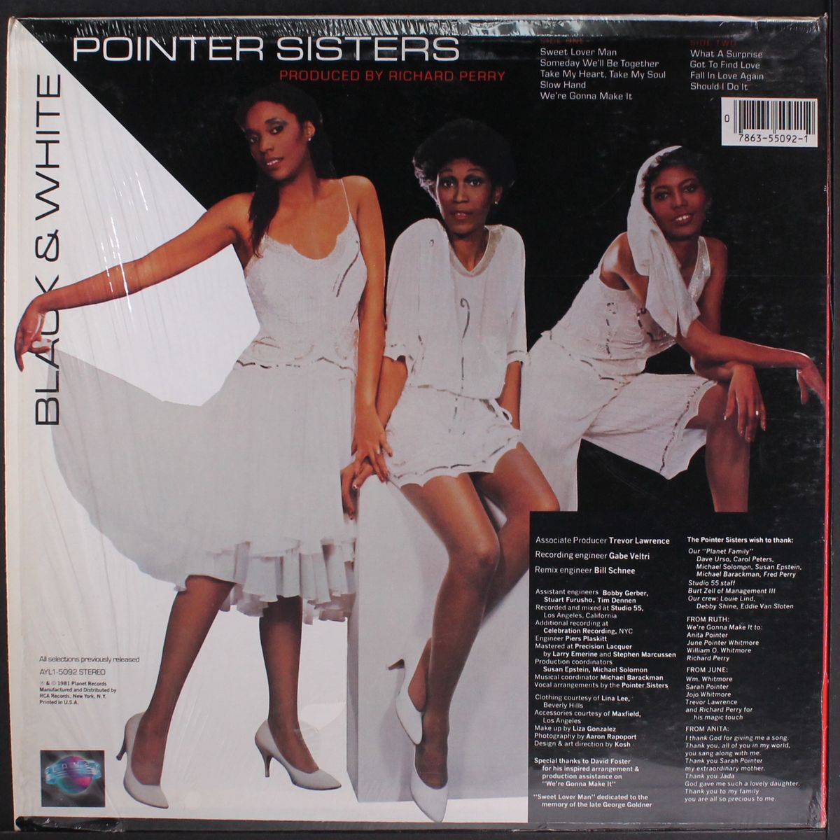 black & white by POINTER SISTERS