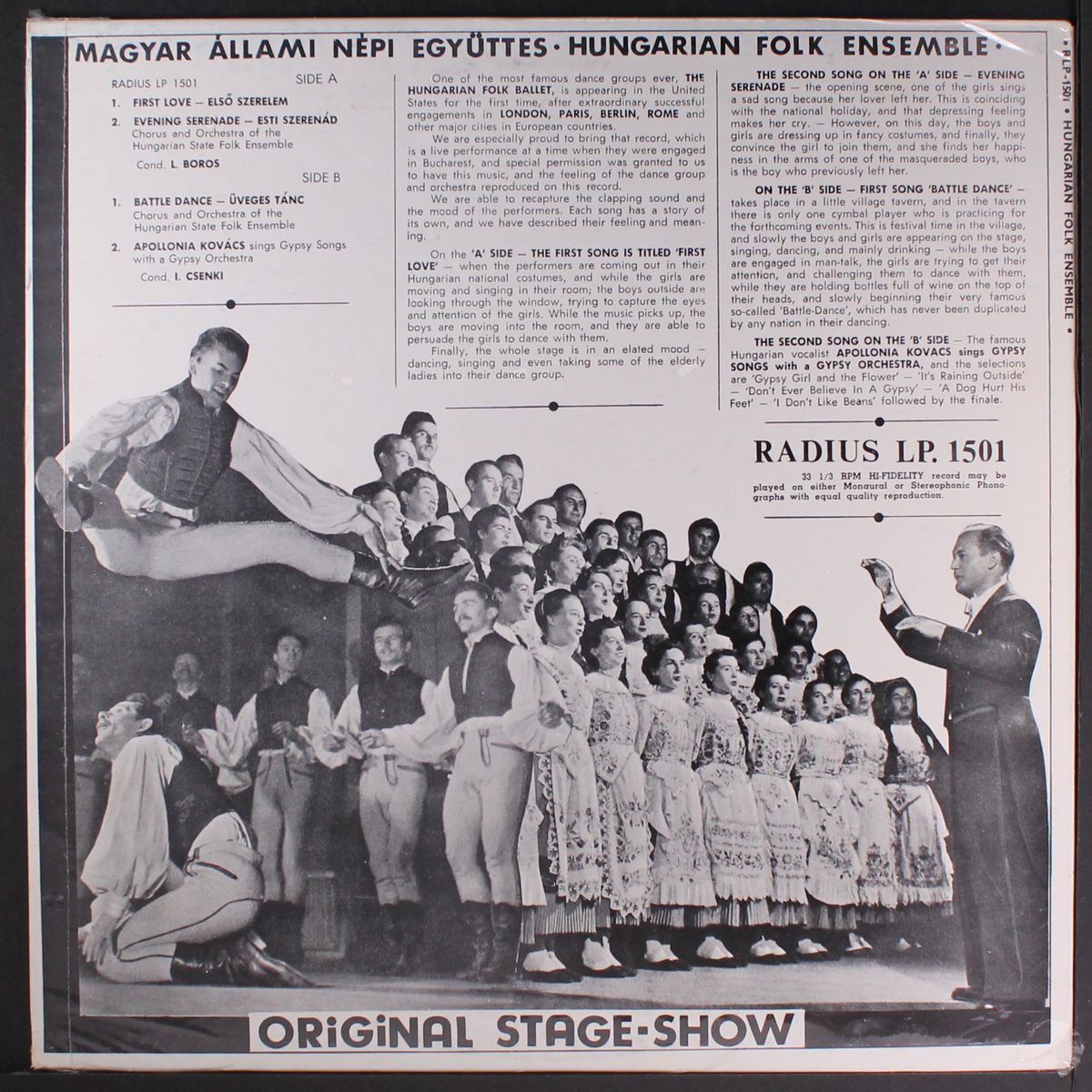 original stage show by HUNGARIAN STATE FOLK ENSEMBLE