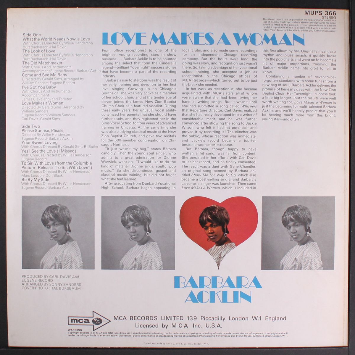 love makes a woman by BARBARA ACKLIN