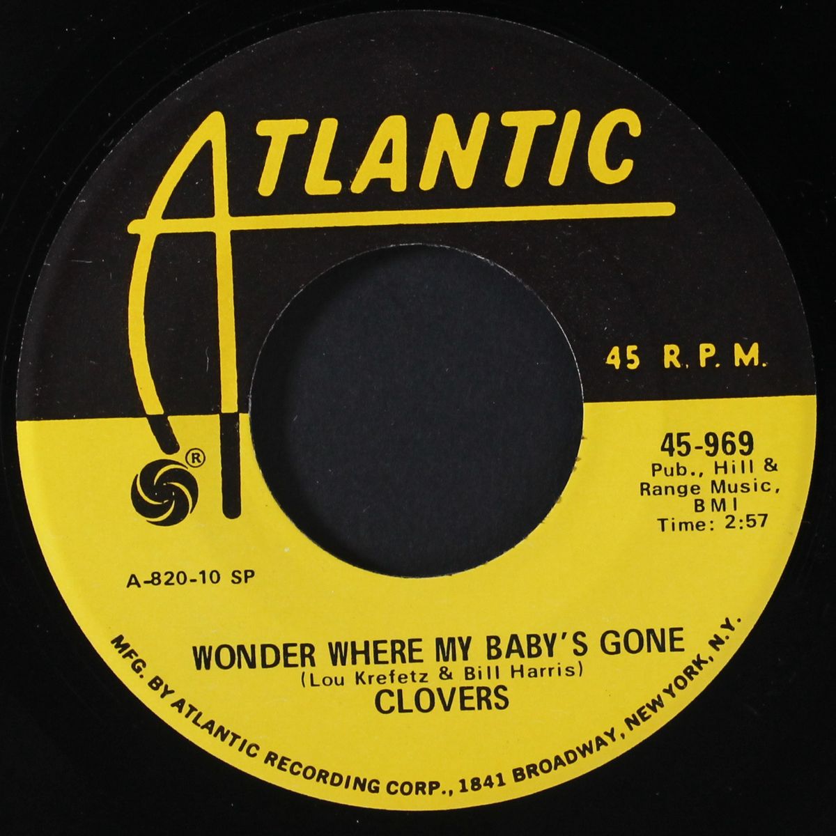 ting-a-ling / wonder where my baby's gone by CLOVERS