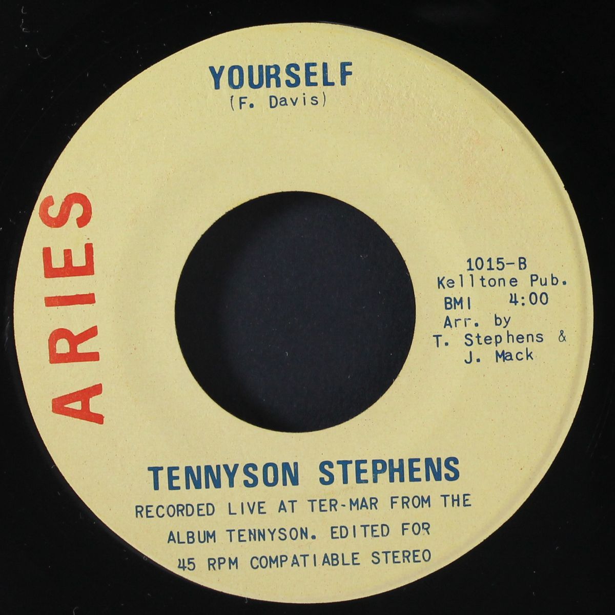 love is blind / yourself by TENNYSON STEPHENS