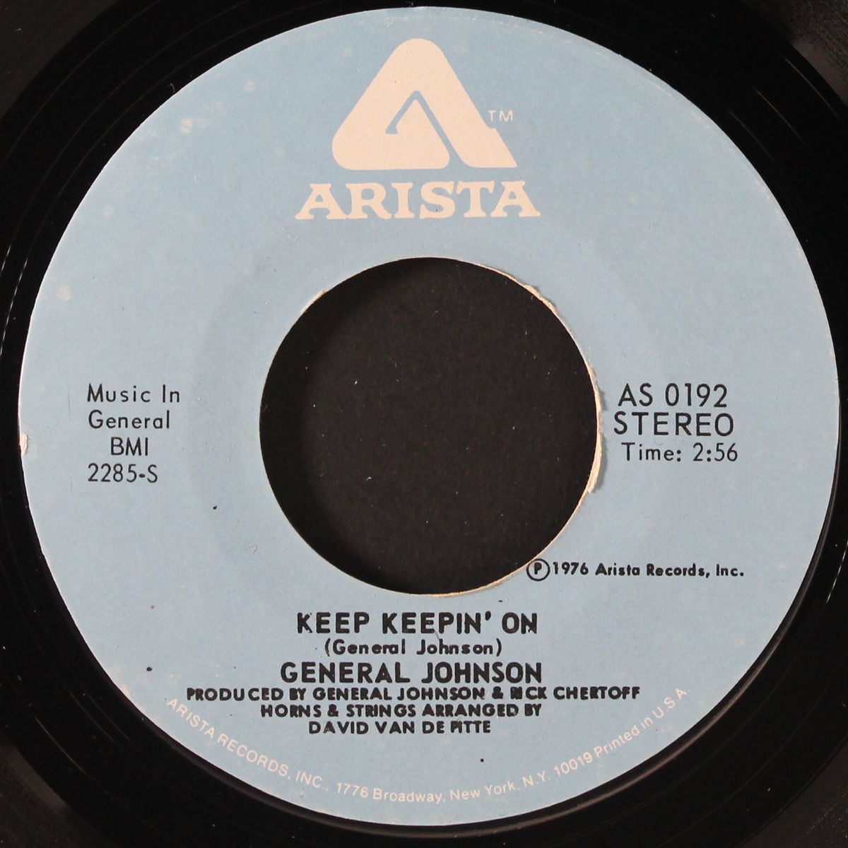 we the people / keep keepin' on by GENERAL JOHNSON