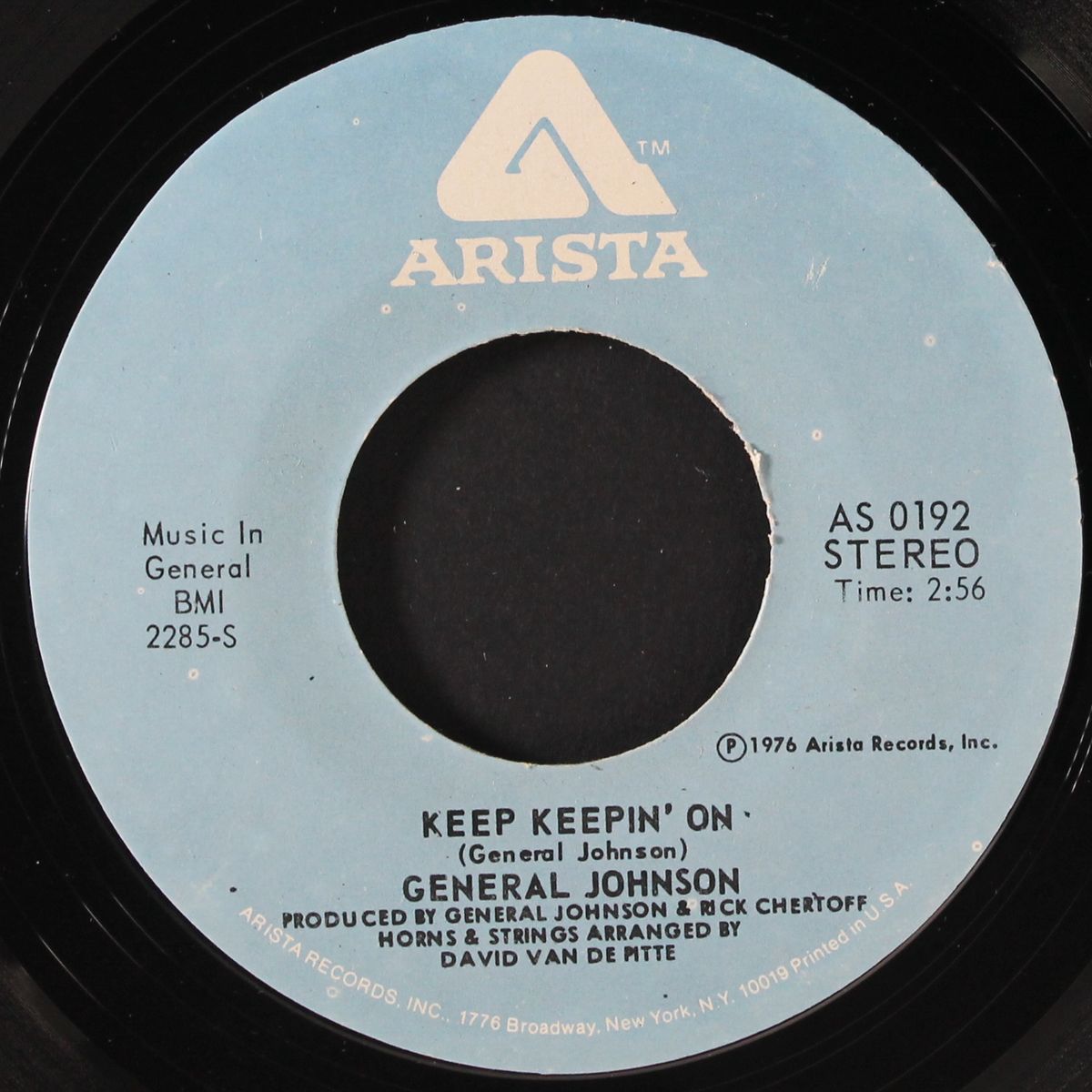 we the people / keep keepin' on by GENERAL JOHNSON