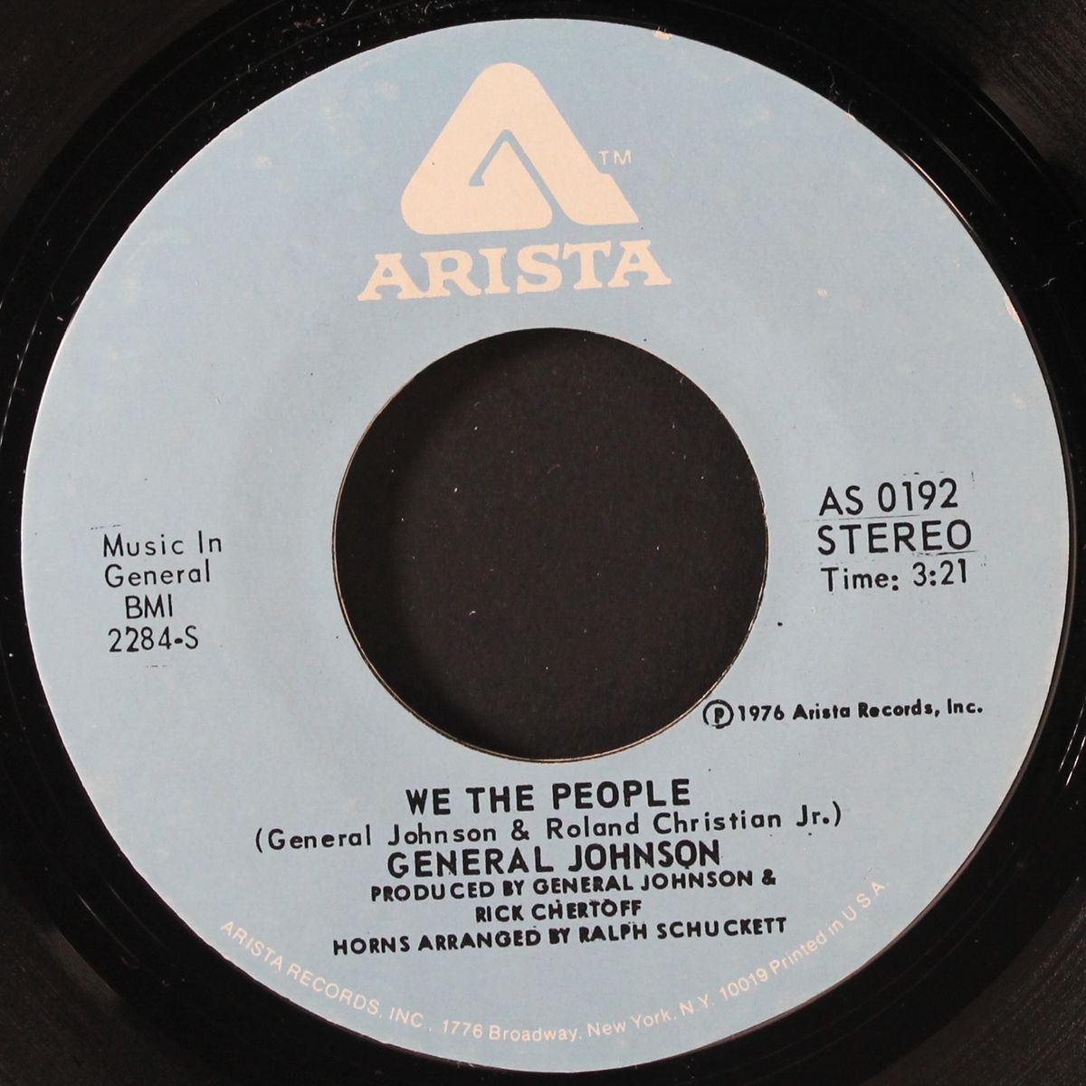 we the people / keep keepin' on by GENERAL JOHNSON