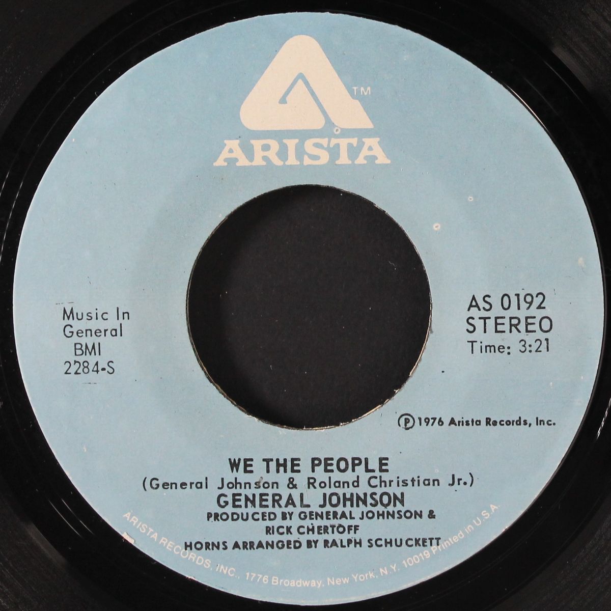 we the people / keep keepin' on by GENERAL JOHNSON
