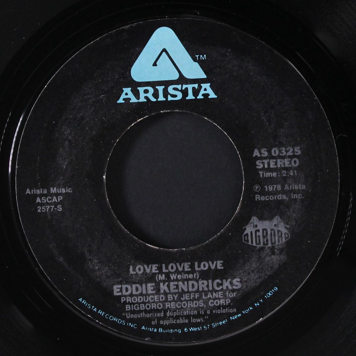 ain't no smoke without fire / love love love by EDDIE KENDRICKS