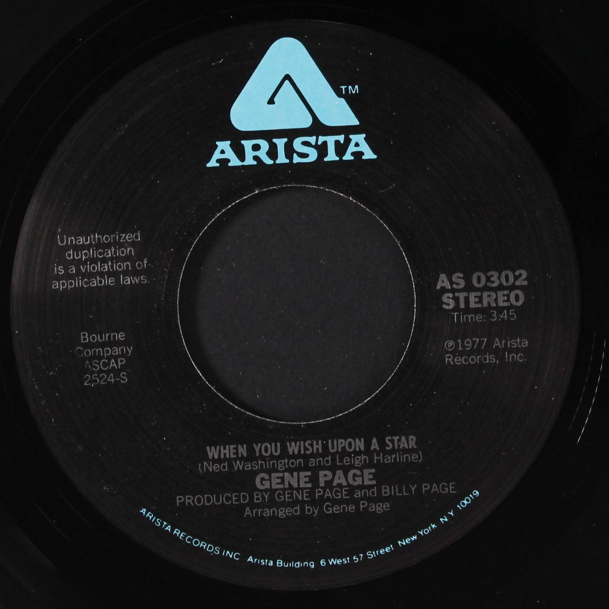 close encounters of the third kind / when you wish upon a star by GENE PAGE