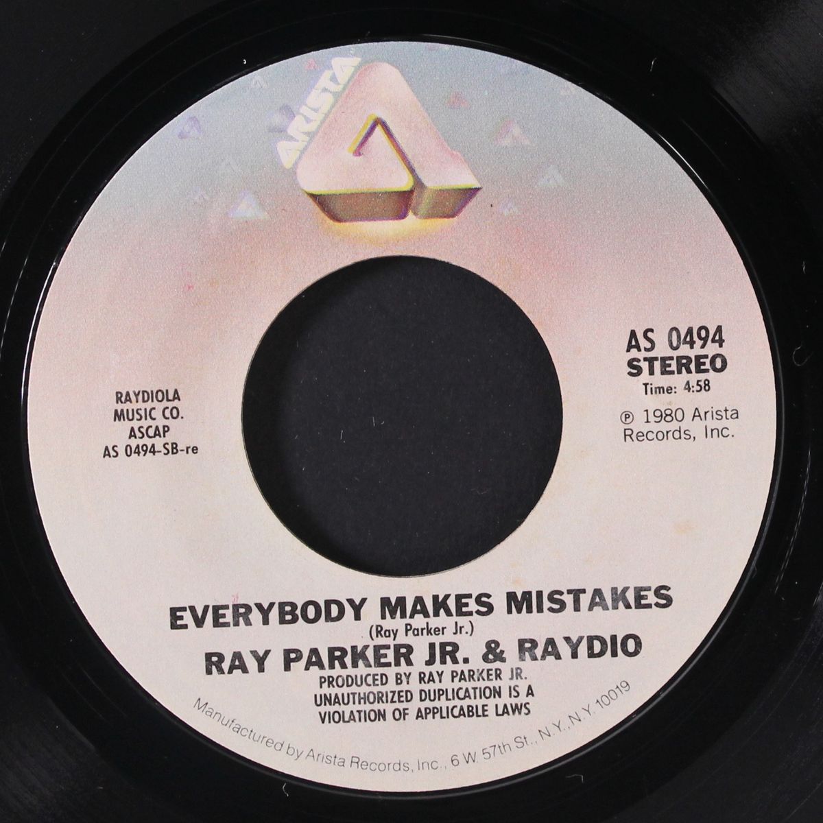 two places at the same time / everybody makes mistakes by RAY PARKER, JR.