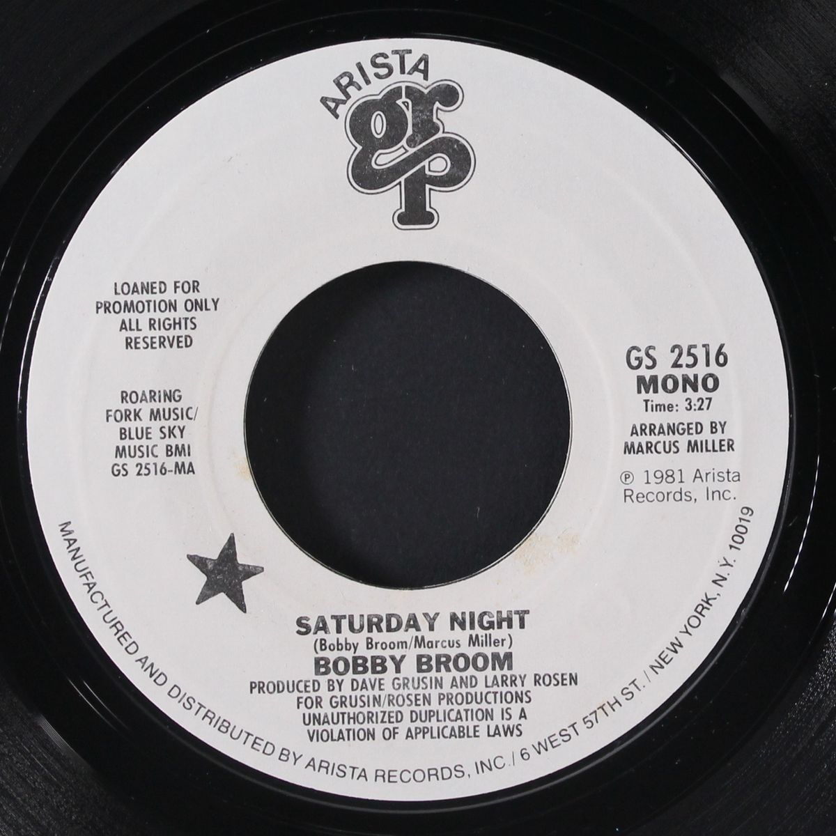 saturday night / mono by BOBBY BROOM