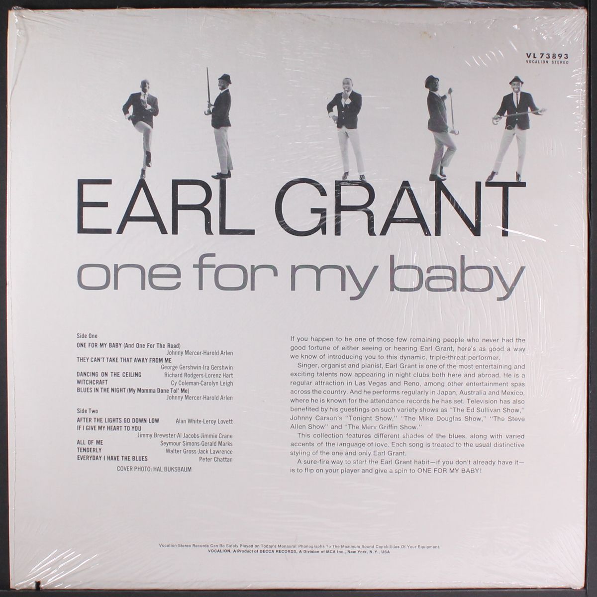 one for my baby by EARL GRANT