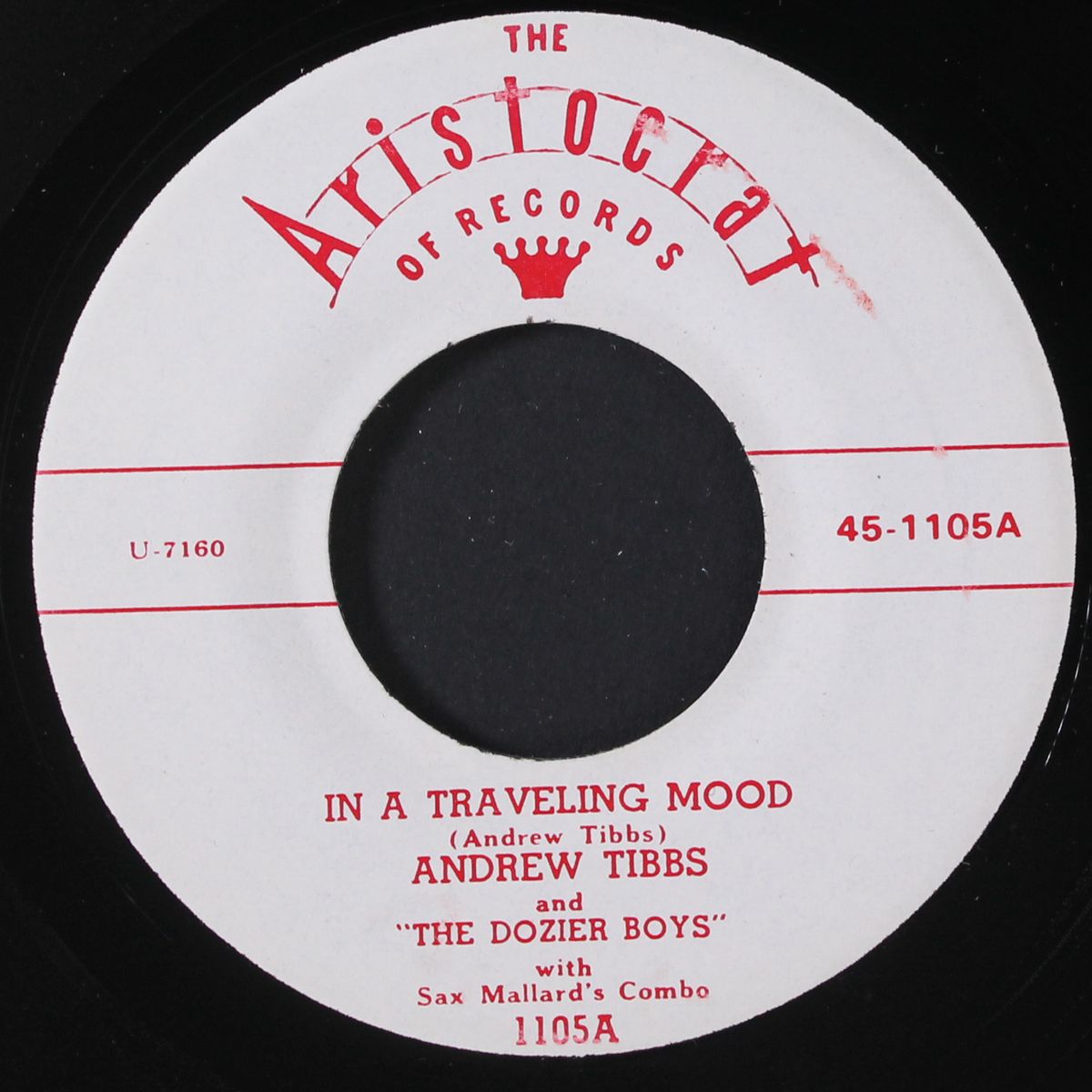 in a traveling mood / the holidays are over by ANDREW TIBBS & DOZIER BOYS