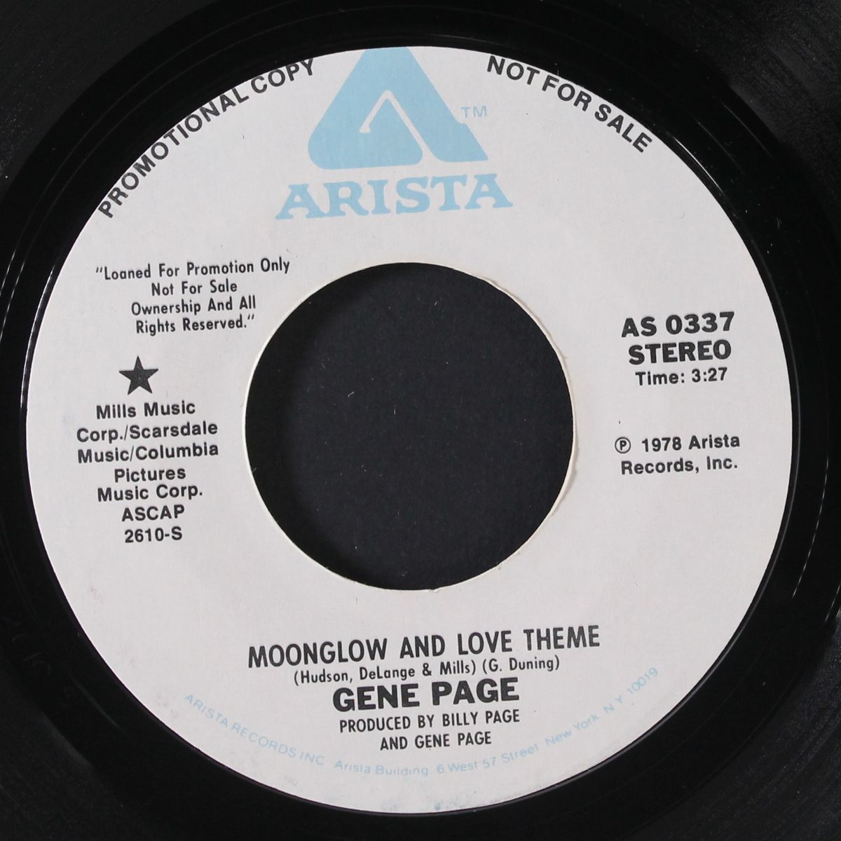 moonglow and love theme / mono by GENE PAGE