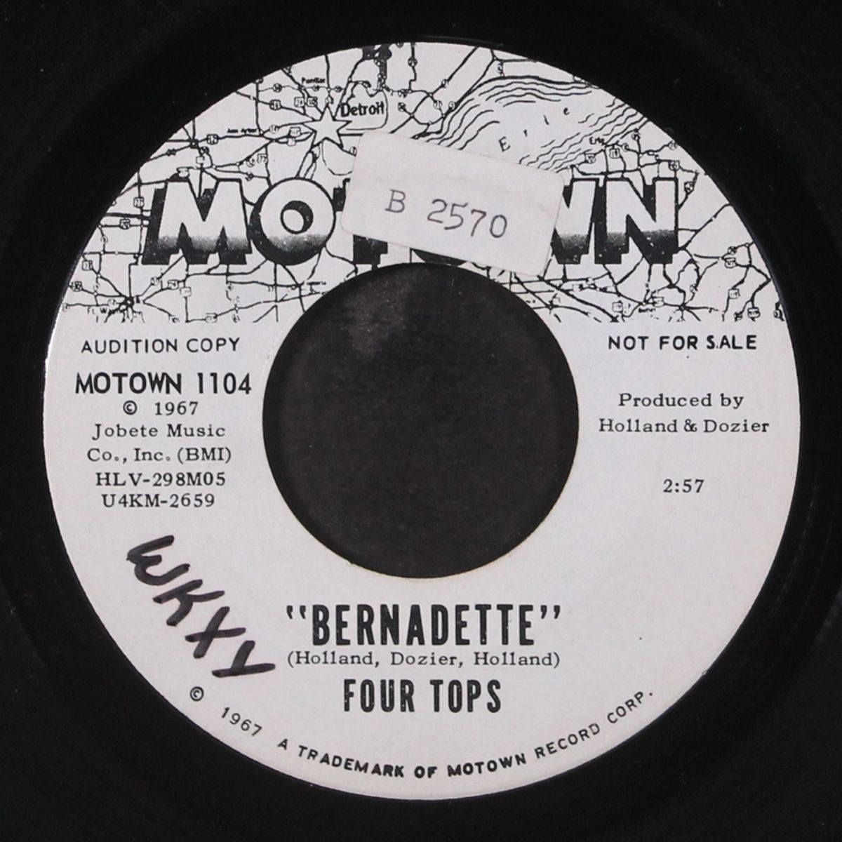 bernadette / same by FOUR TOPS