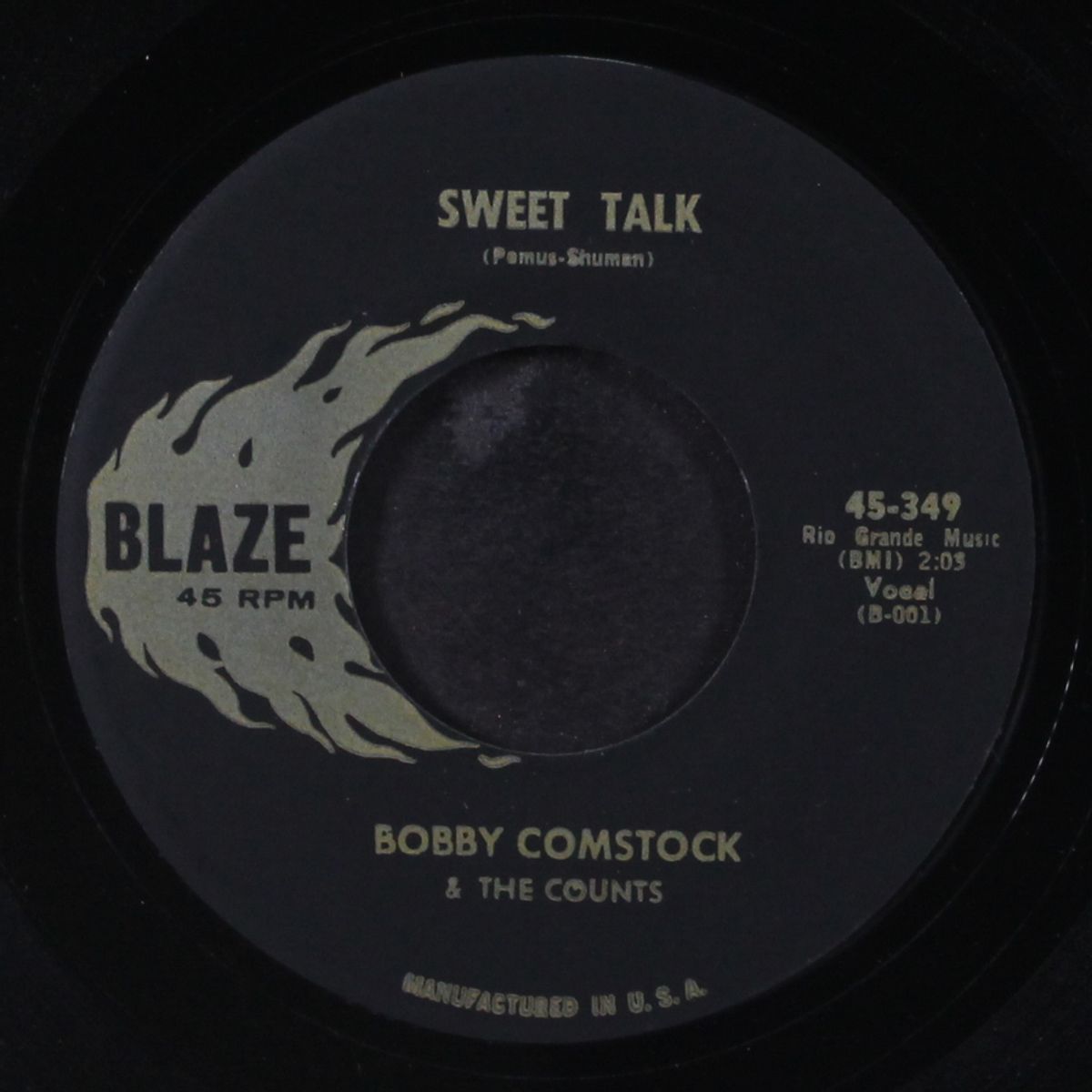 tennessee waltz / sweet talk by BOBBY COMSTOCK