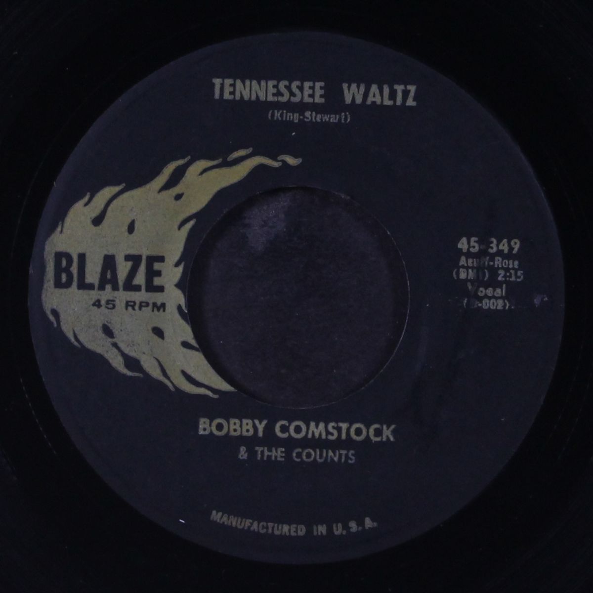 tennessee waltz / sweet talk by BOBBY COMSTOCK