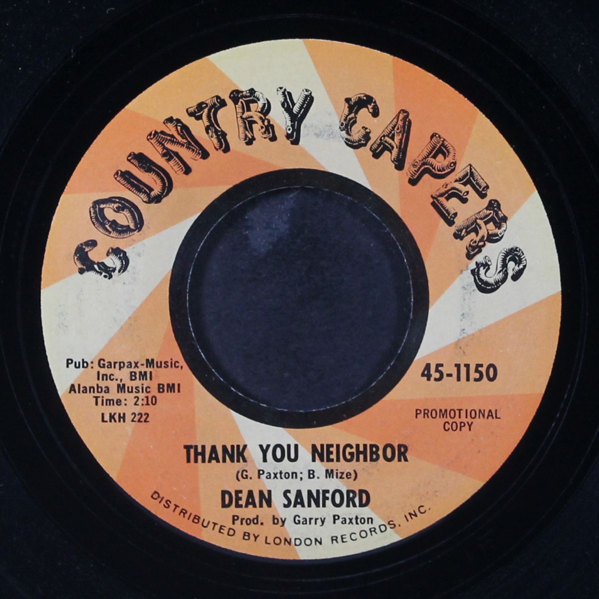 i'm too young to grow old over you / thank you neighbor by DEAN SANFORD