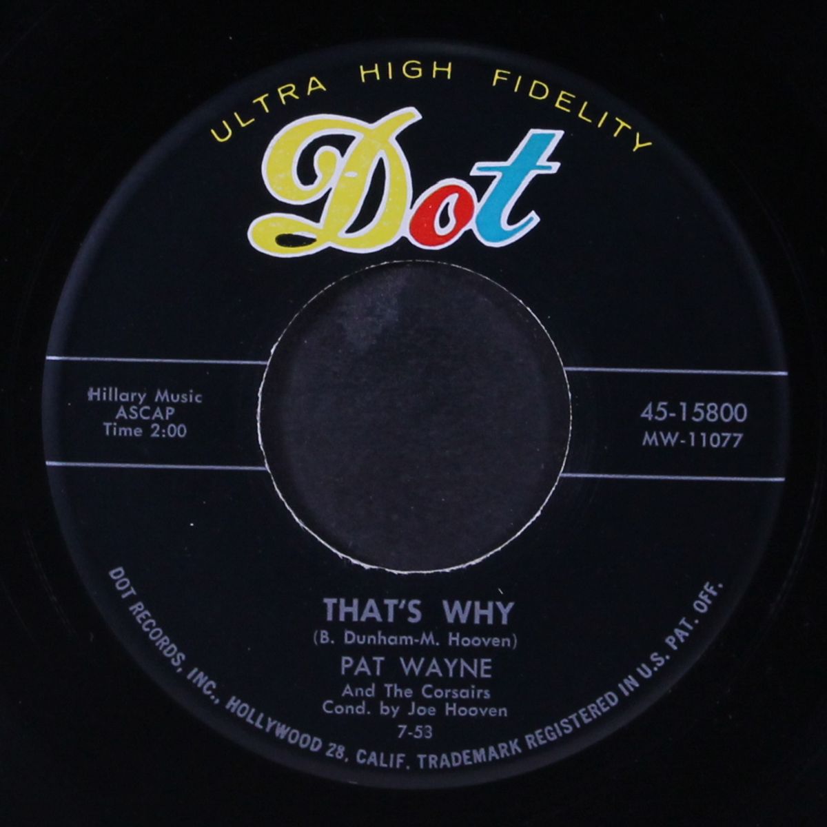 big love / that's why by PAT WAYNE