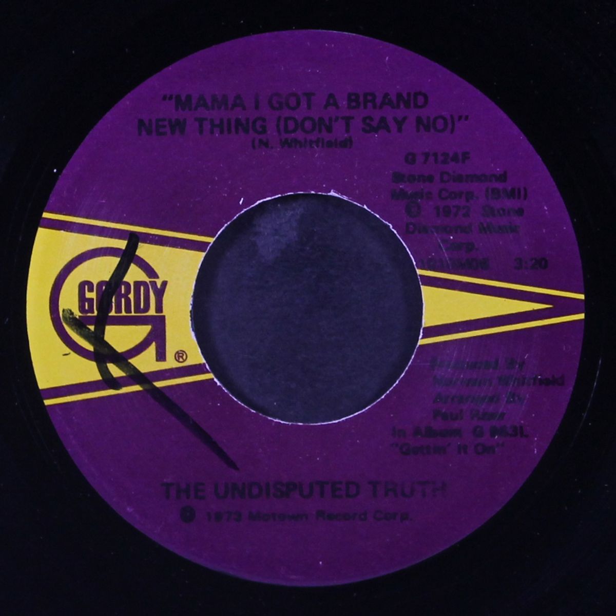 mama i gotta brand new thing / gonna keep on tryin' till i win your love by UNDISPUTED TRUTH