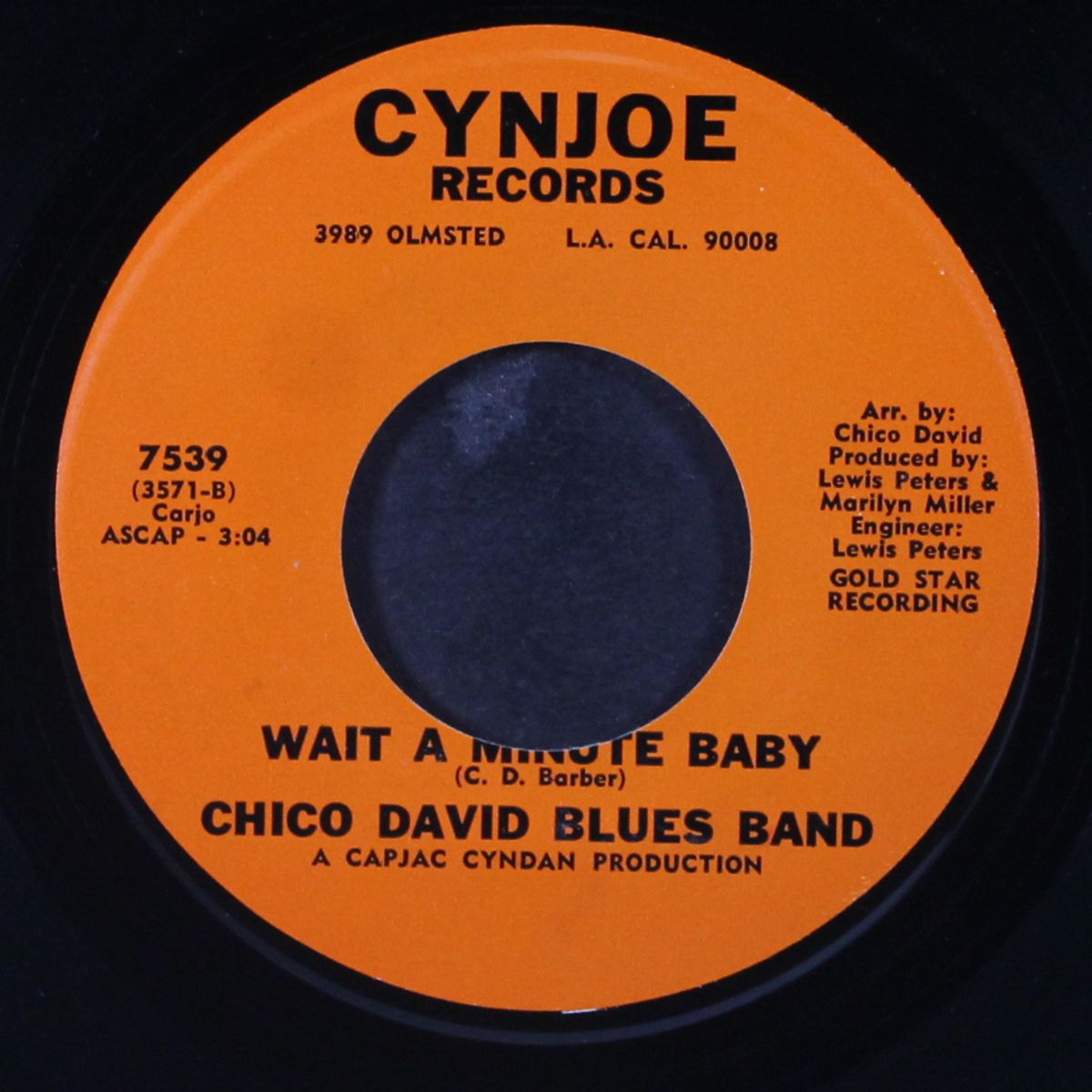 big legged woman / wait a minute baby by CHICO DAVID BLUES BAND