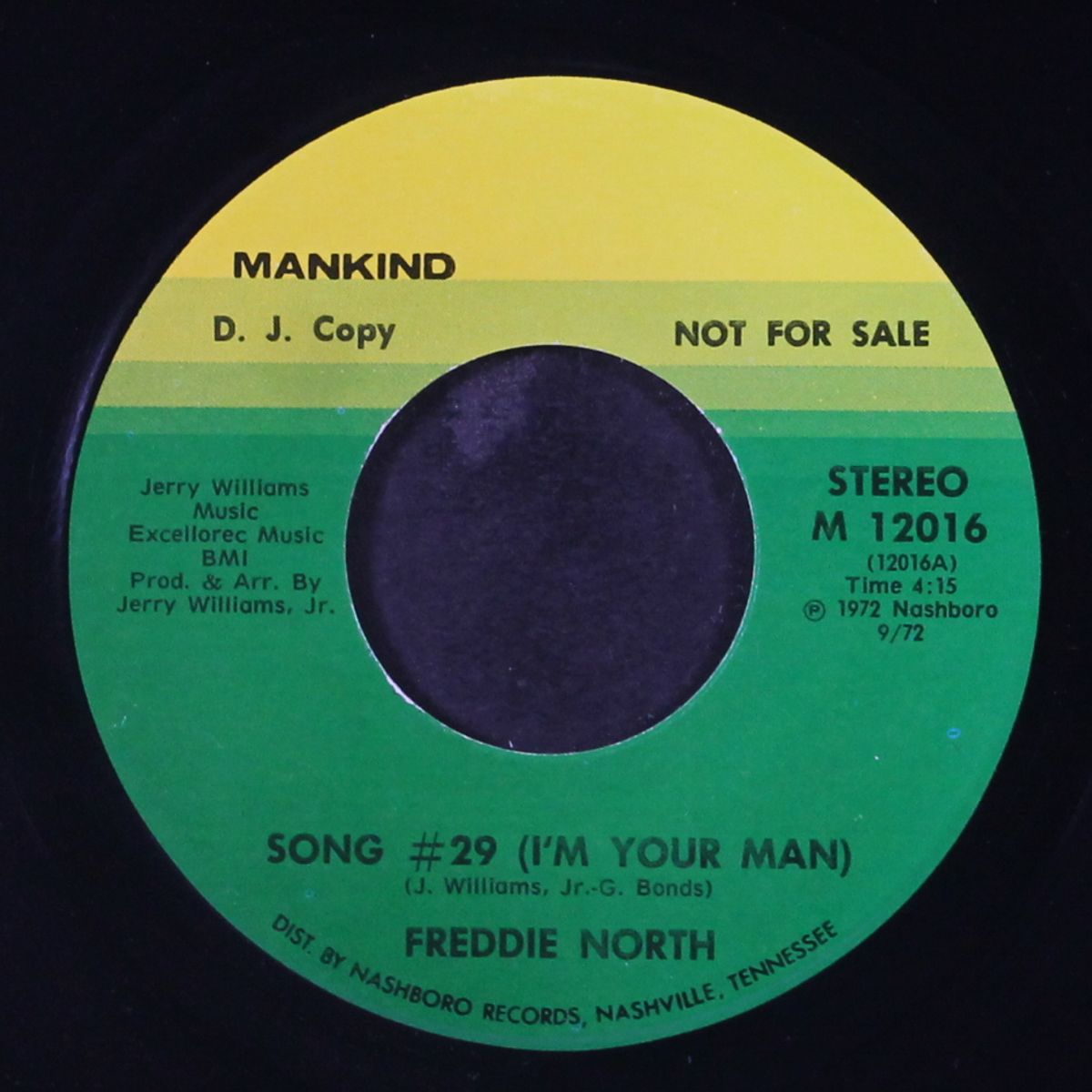 song #29 by FREDDIE NORTH