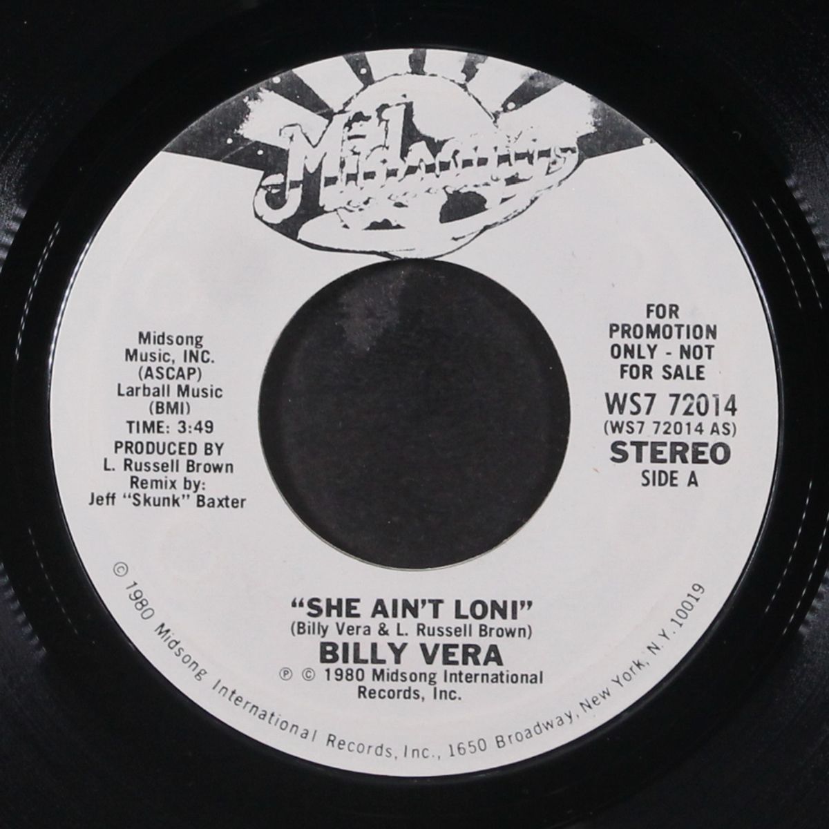 she ain't loni by BILLY VERA