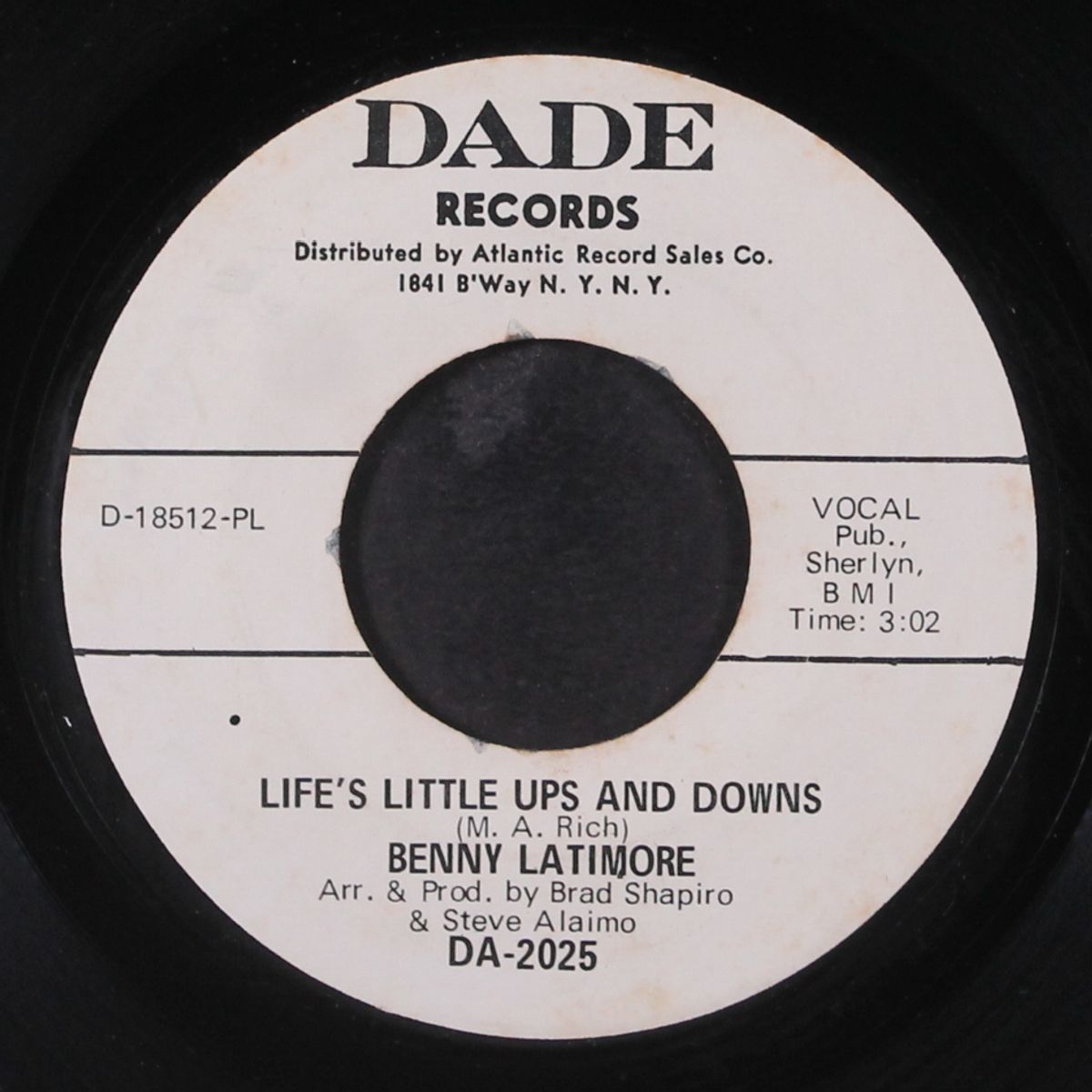 i'll be good to you / life's little ups and downs by BENNY LATIMORE