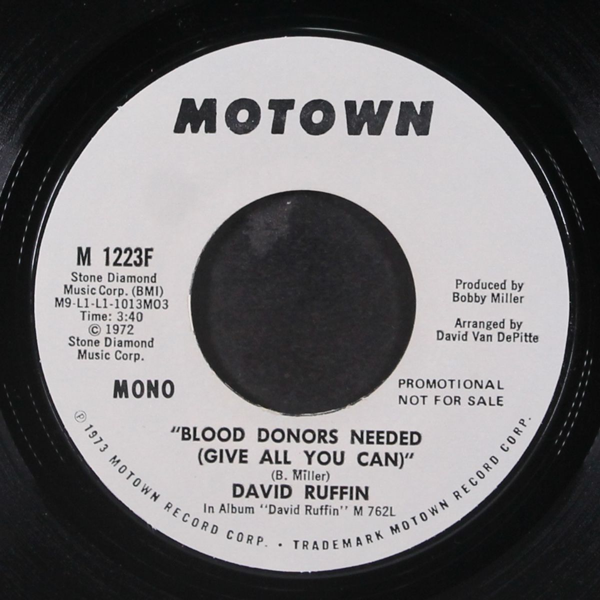 blood donors needed / mono by DAVID RUFFIN