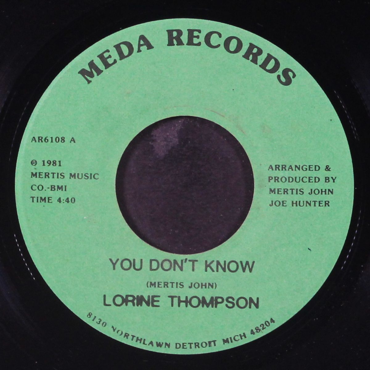 you don't know by LORINE THOMPSON
