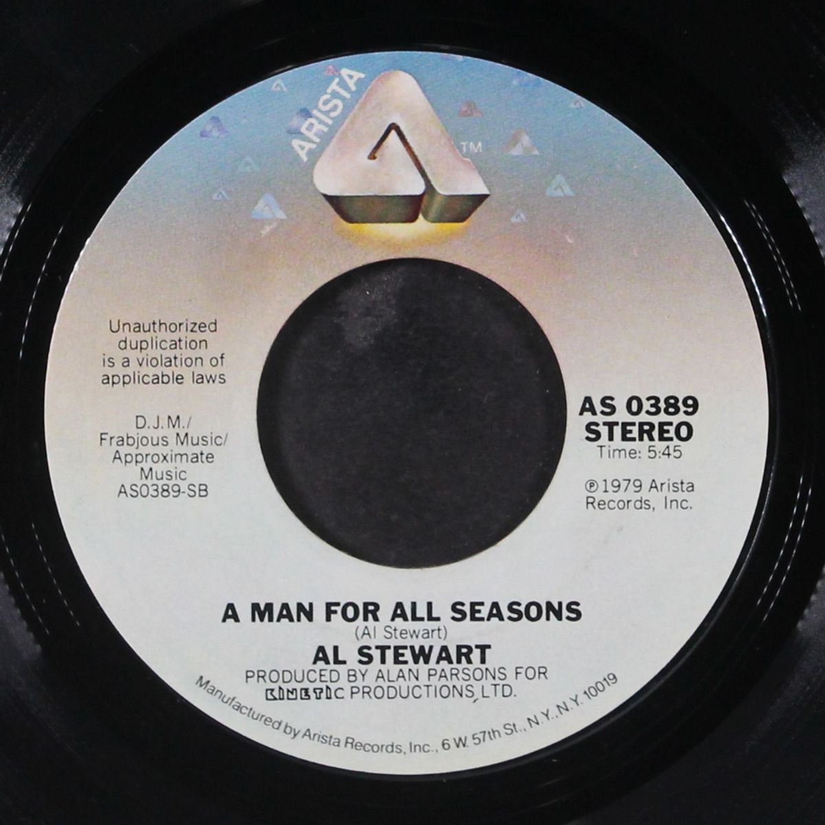 song on the radio / a man for all seasons by AL STEWART