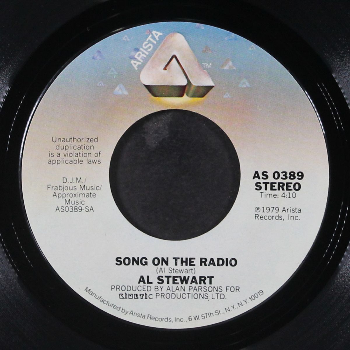 song on the radio / a man for all seasons by AL STEWART