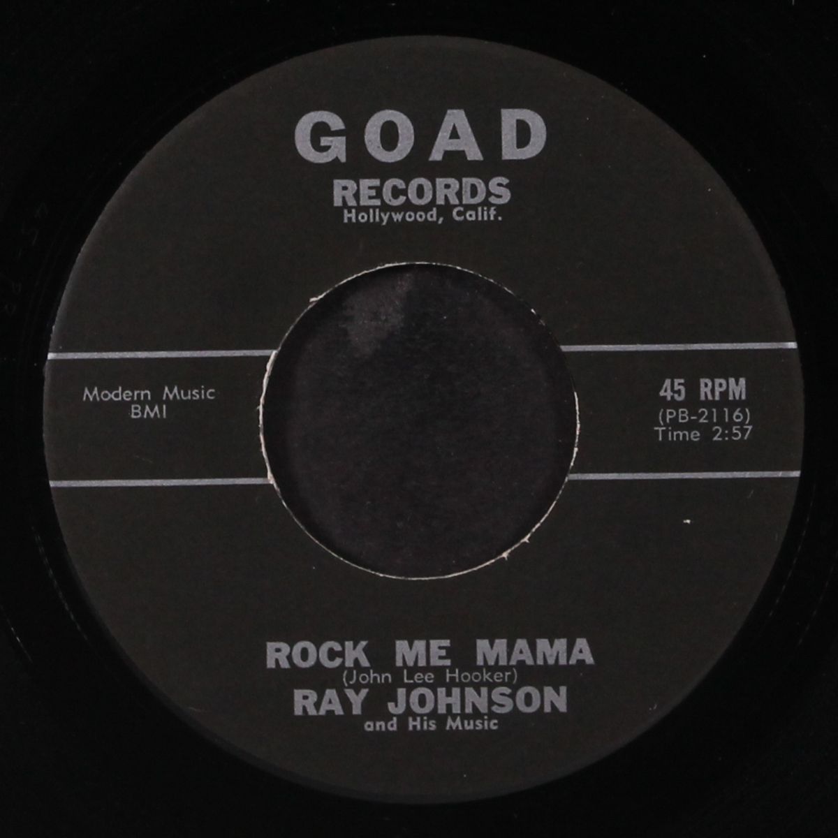 rock me mama / by the riverside by RAY JOHNSON