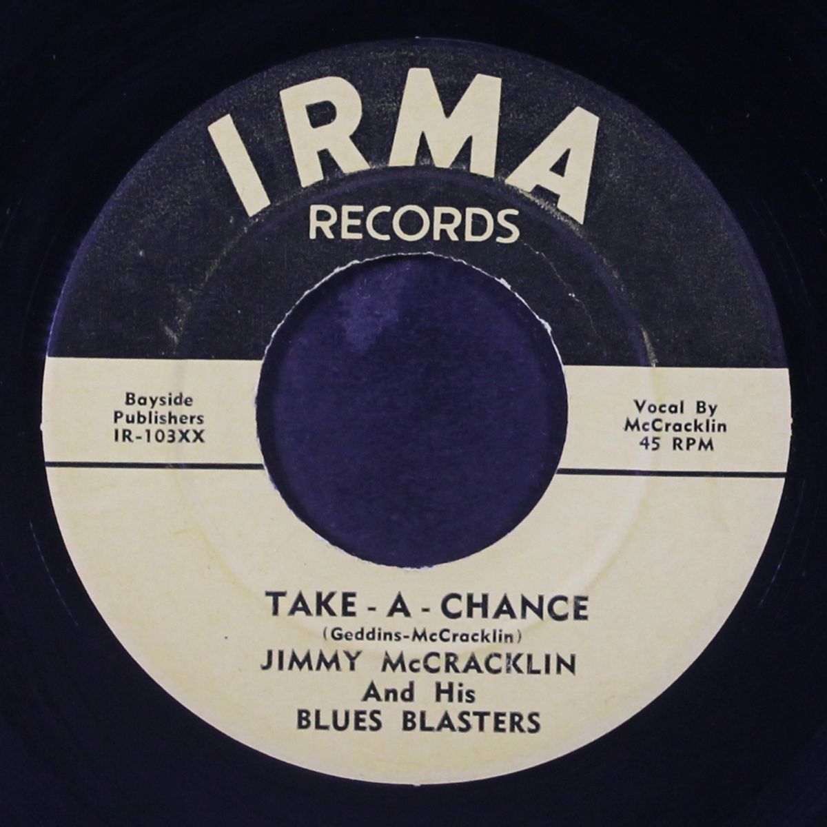 take-a-chance / fare-well by JIMMY MCCRACKLIN