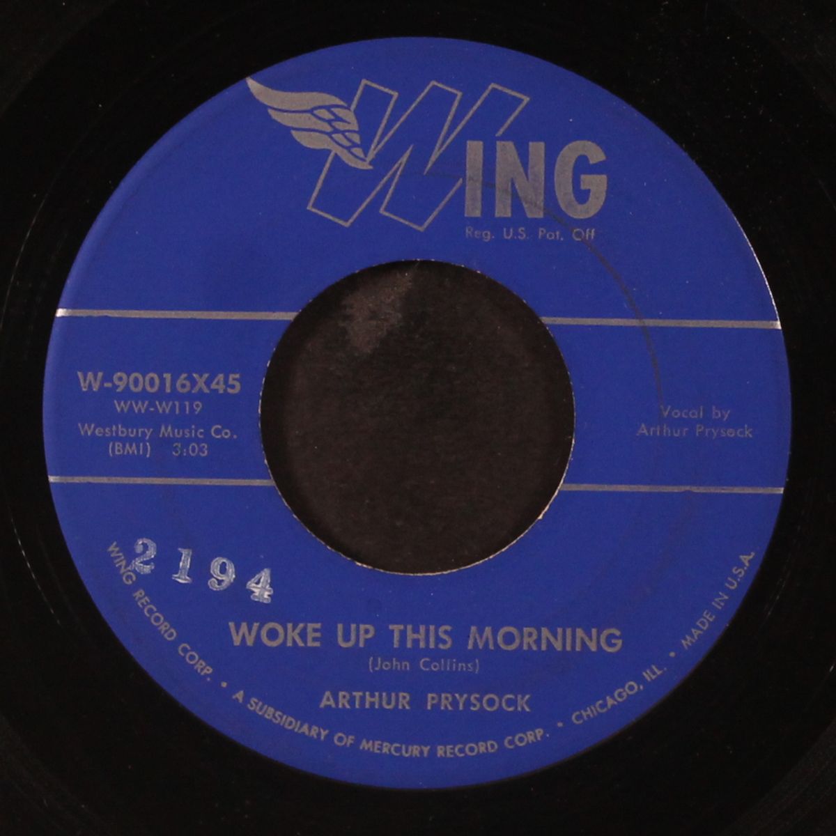 woke up this morning / come home by ARTHUR PRYSOCK