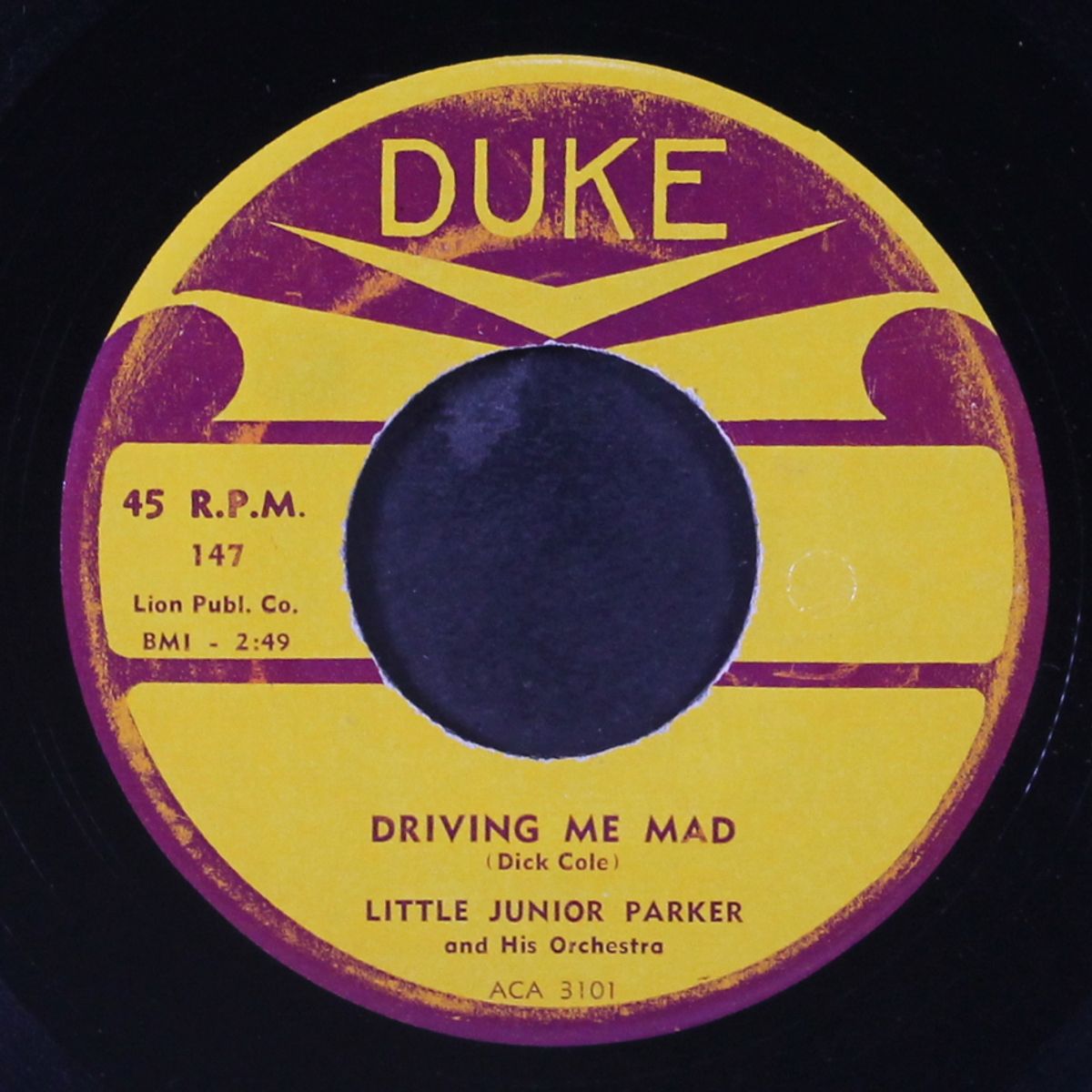 driving me mad / there better not be no feet by LITTLE JUNIOR PARKER