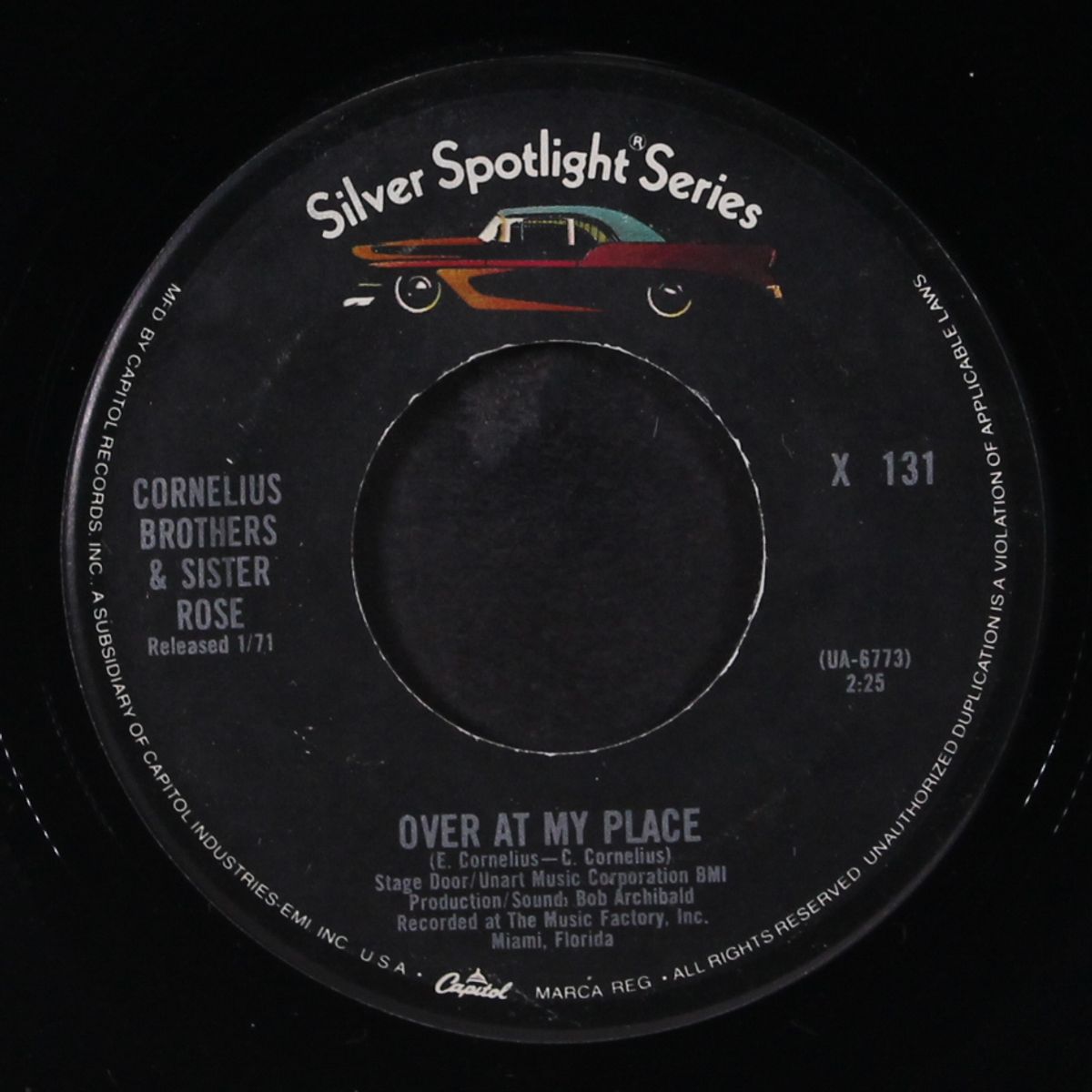 treat her like a lady / over at my place by CORNELIUS BROTHERS & SISTER ROSE