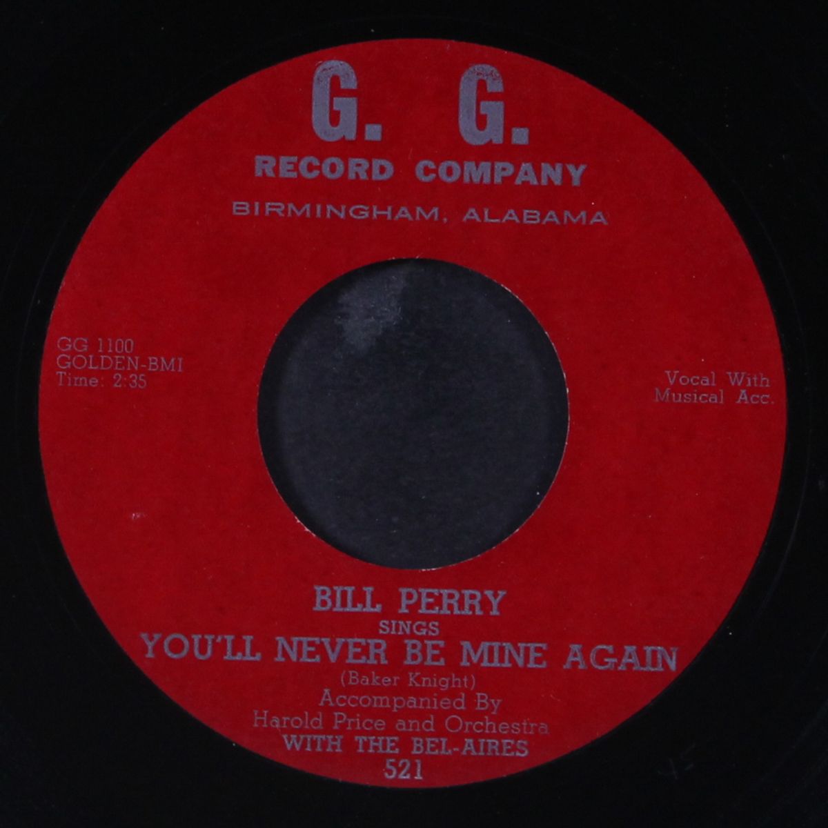 hoppin' boppin' and rockin' / you'll never be mine again by BILL PERRY