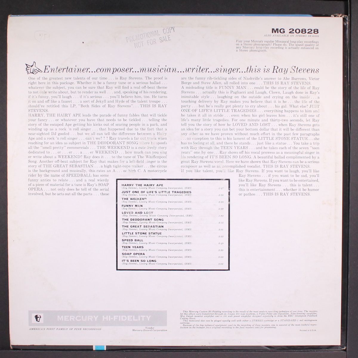 this is ray stevens by RAY STEVENS