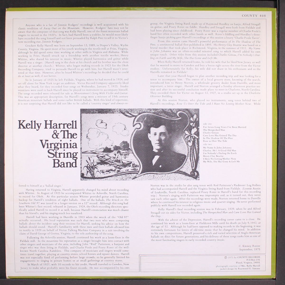 & the virginia string band by KELLY HARRELL