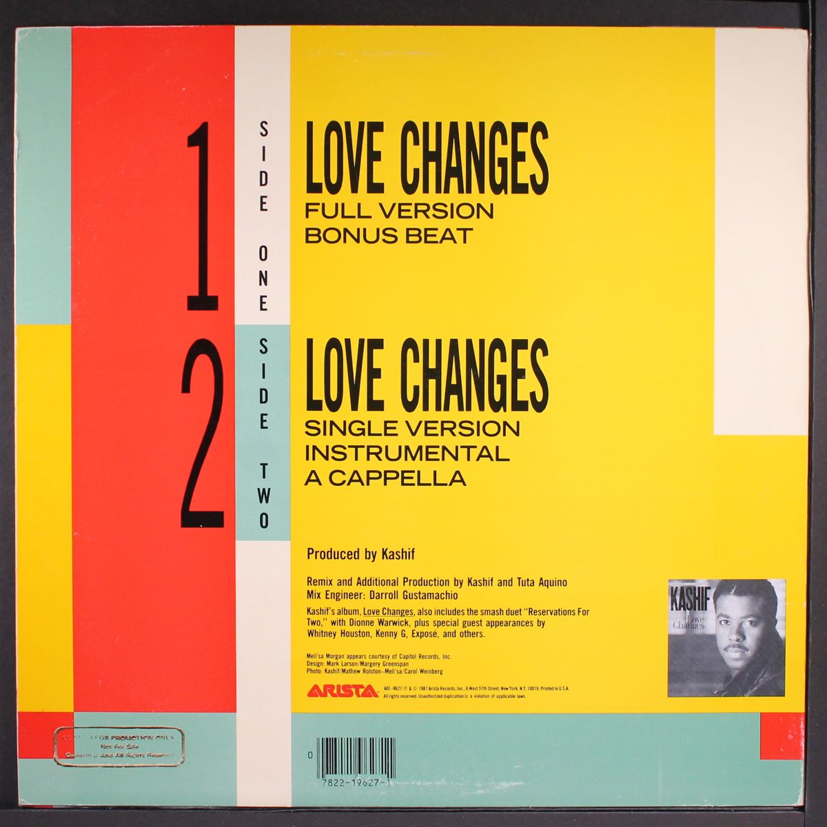 love changes (5 mixes) by KASHIF + MELI'SA MORGAN